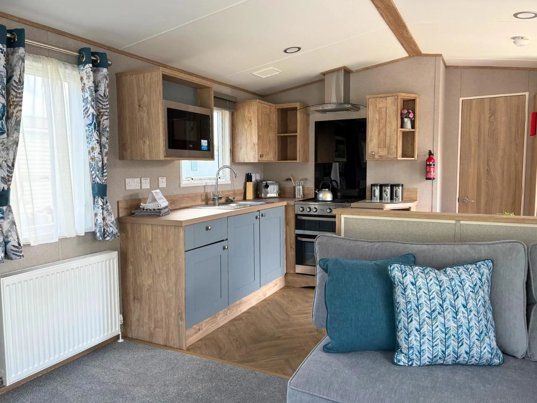 Living room in Linwater Caravan Park - Luxury Lodges and Static Caravans near Edinburgh