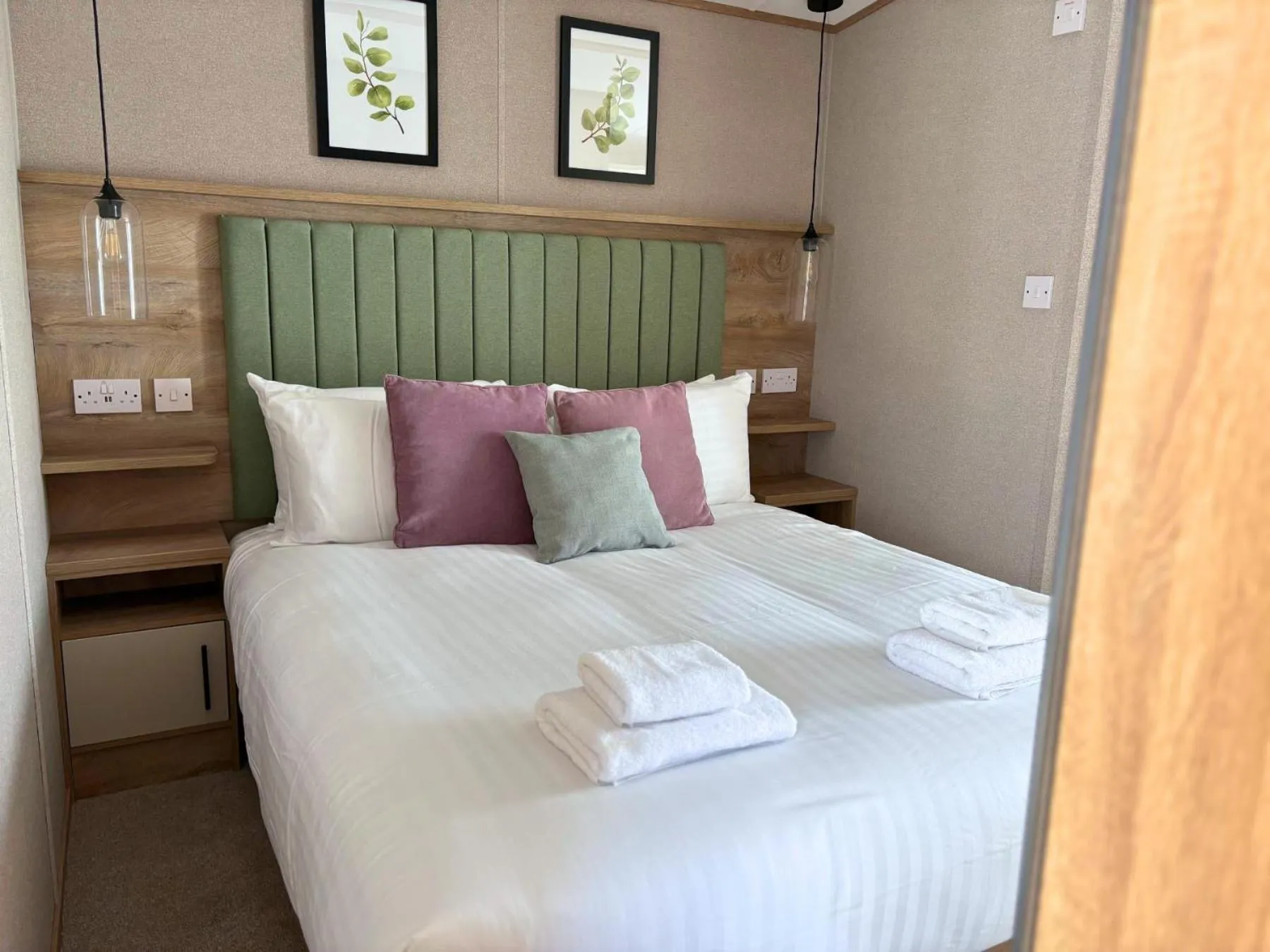 Bed in Linwater Caravan Park - Luxury Lodges and Static Caravans near Edinburgh