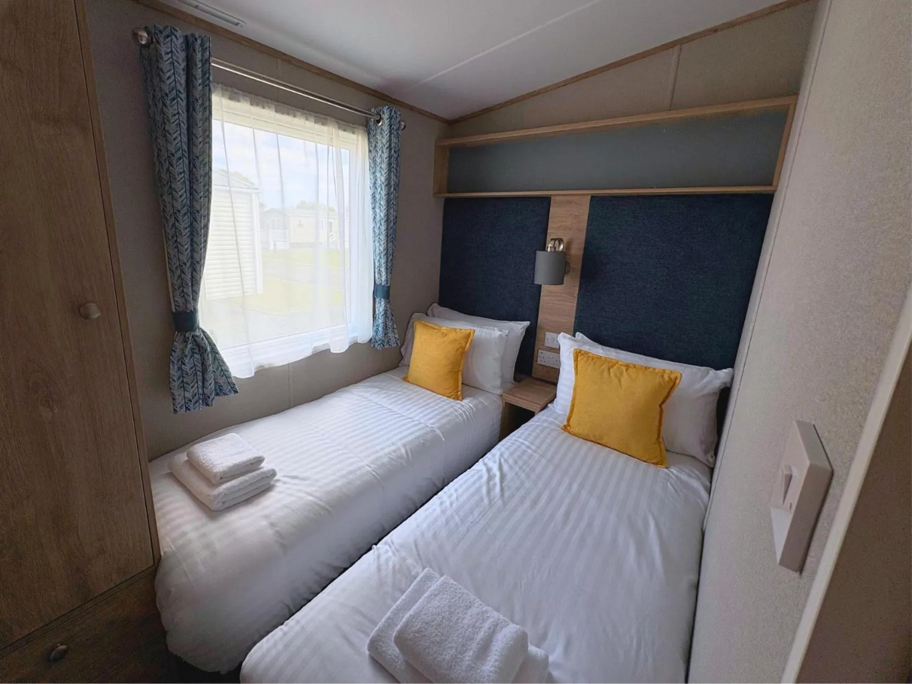 Bed in Linwater Caravan Park - Luxury Lodges and Static Caravans near Edinburgh