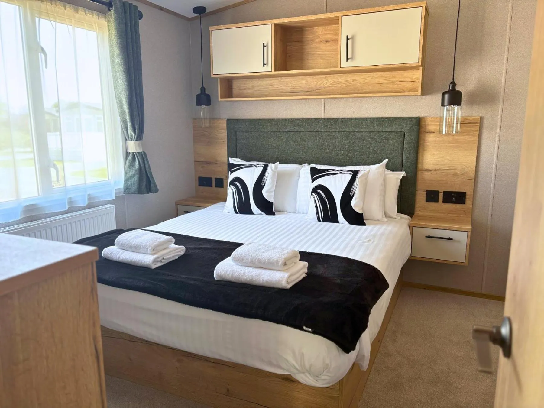 Bed in Linwater Caravan Park - Luxury Lodges and Static Caravans near Edinburgh