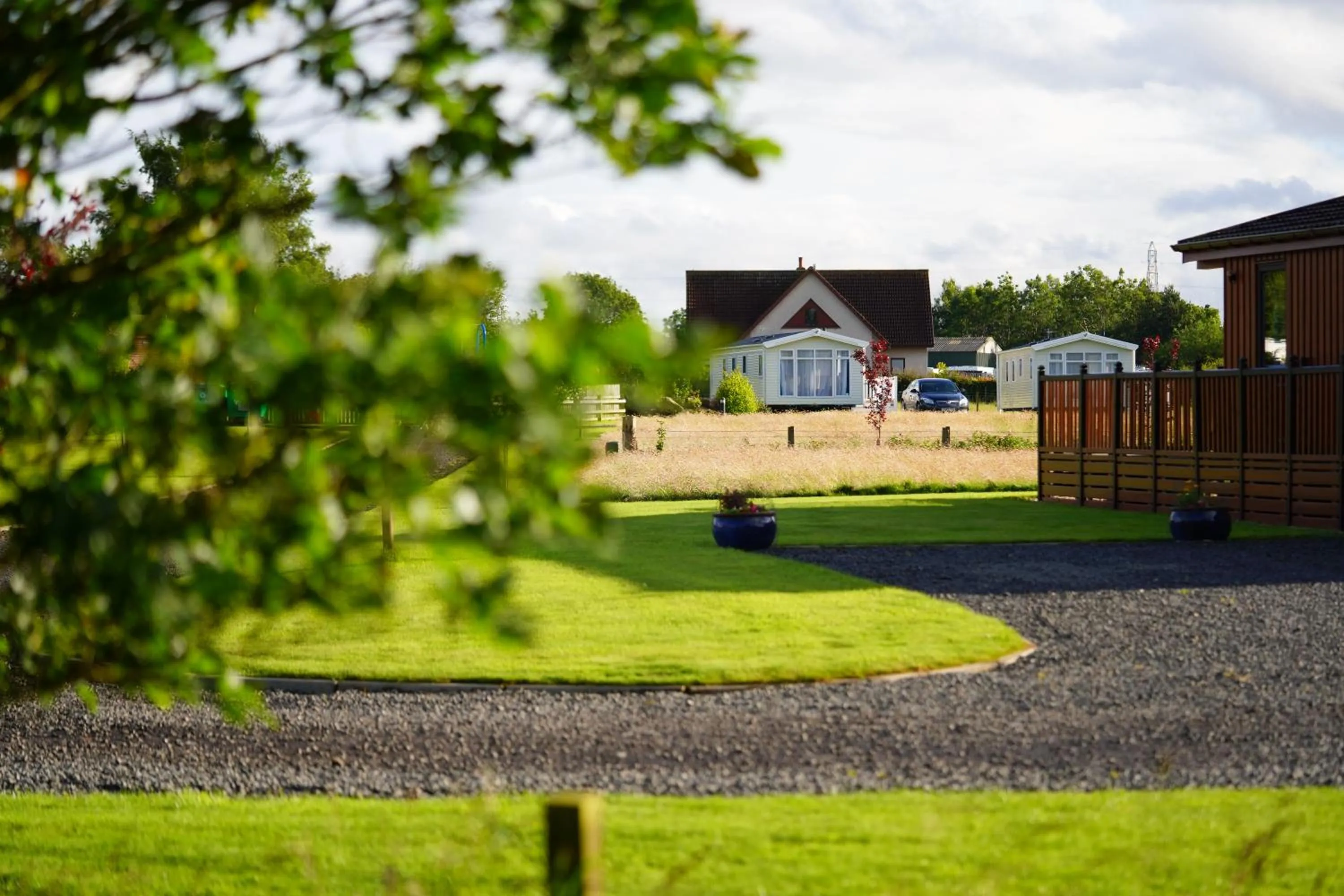 Natural landscape in Linwater Caravan Park - Luxury Lodges and Static Caravans near Edinburgh