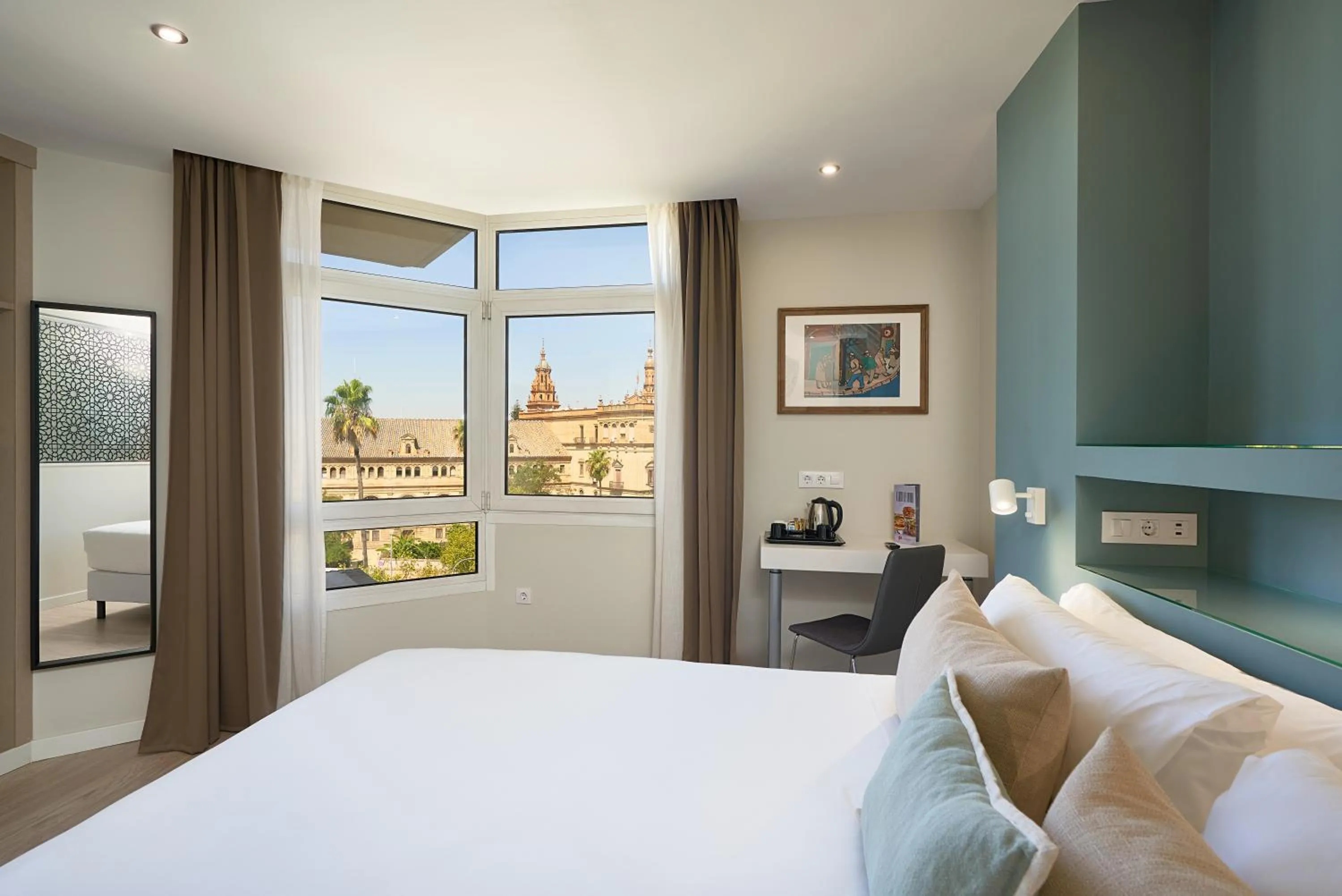 Bedroom, Bed in Hotel Pasarela