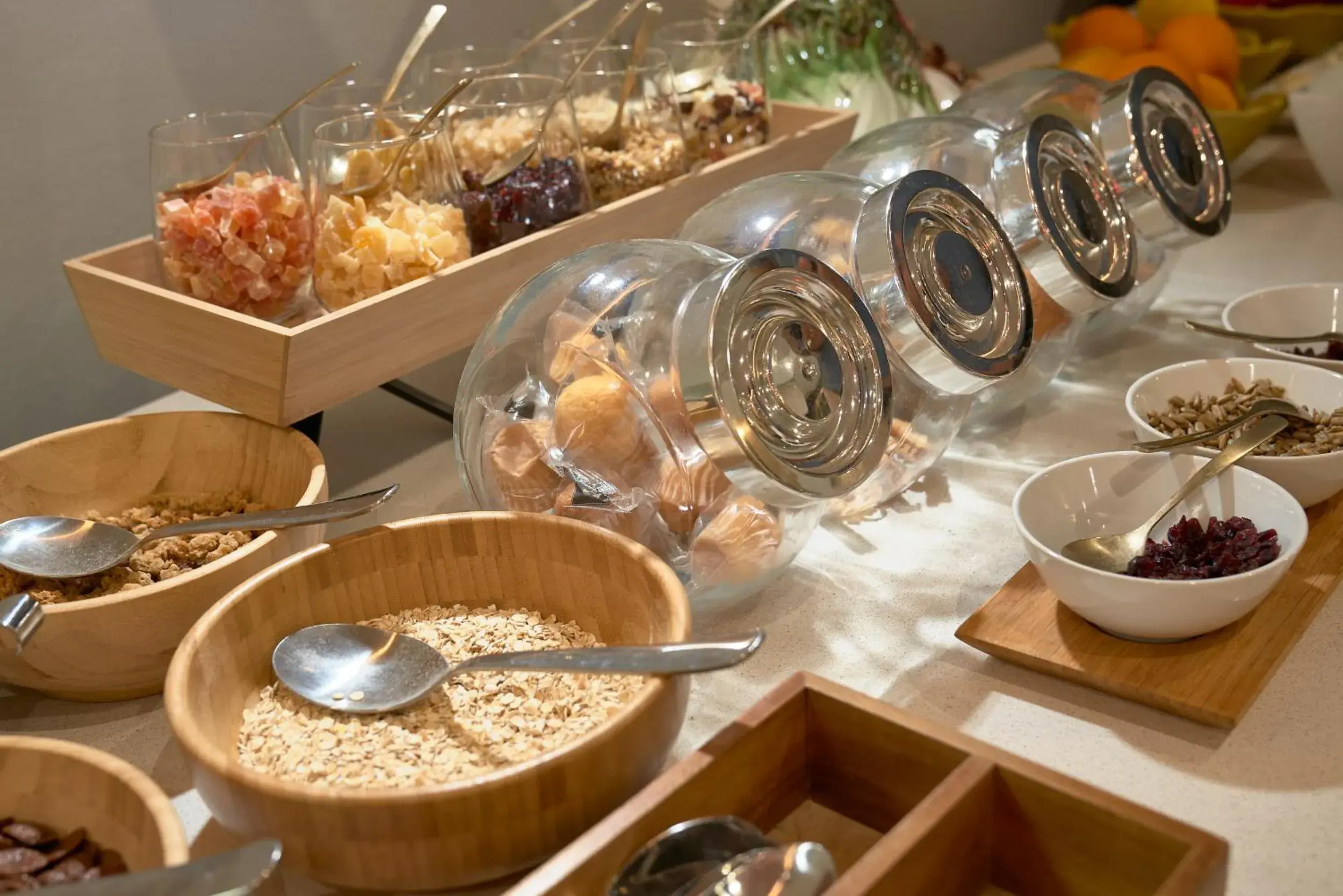 Buffet breakfast in Hotel Pasarela Buffet breakfast in Hotel Pasarela