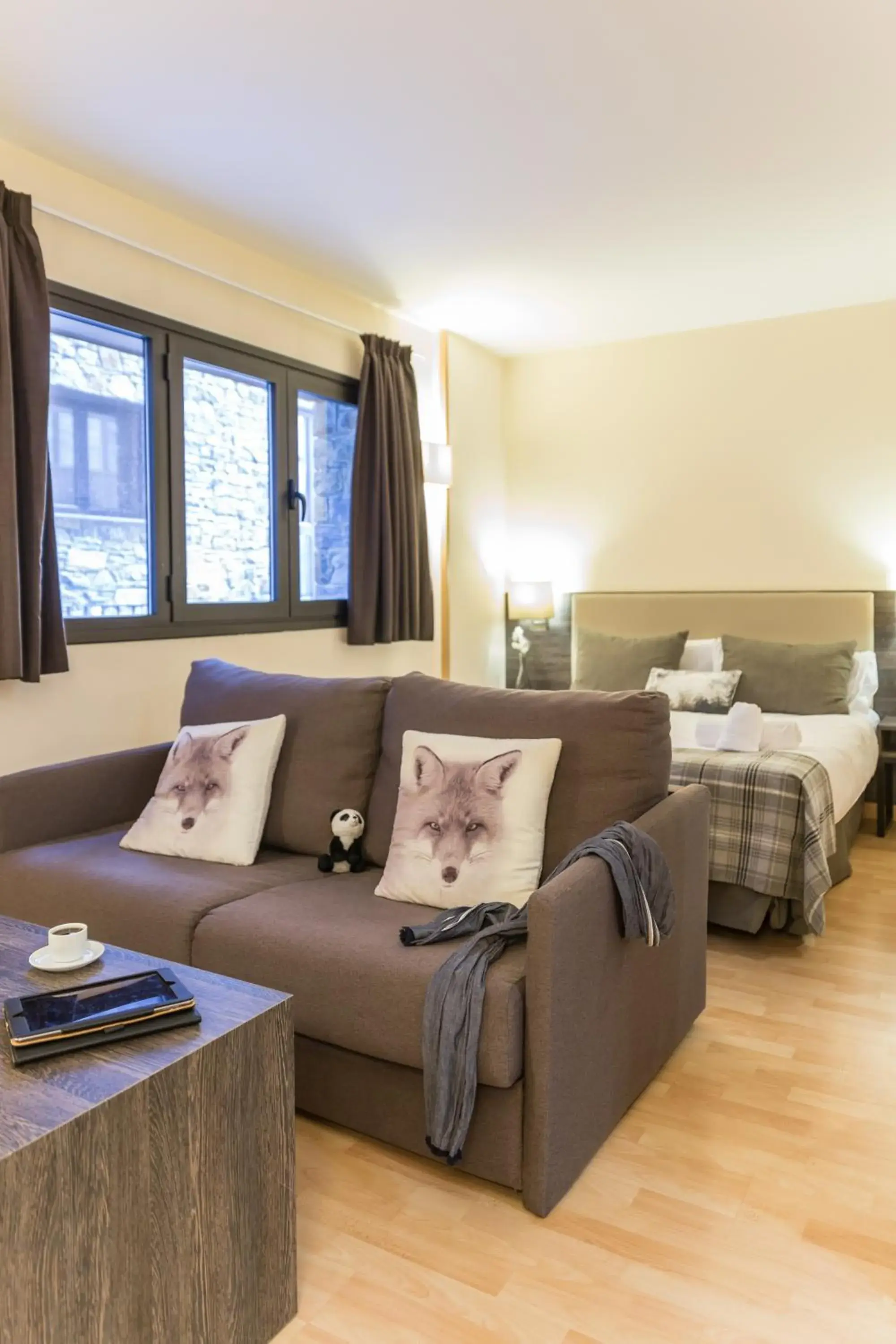 Living room, Bed in Pierre & Vacances Pas de la Casa Princesa Living room, Bed in Pierre & Vacances Pas de la Casa Princesa