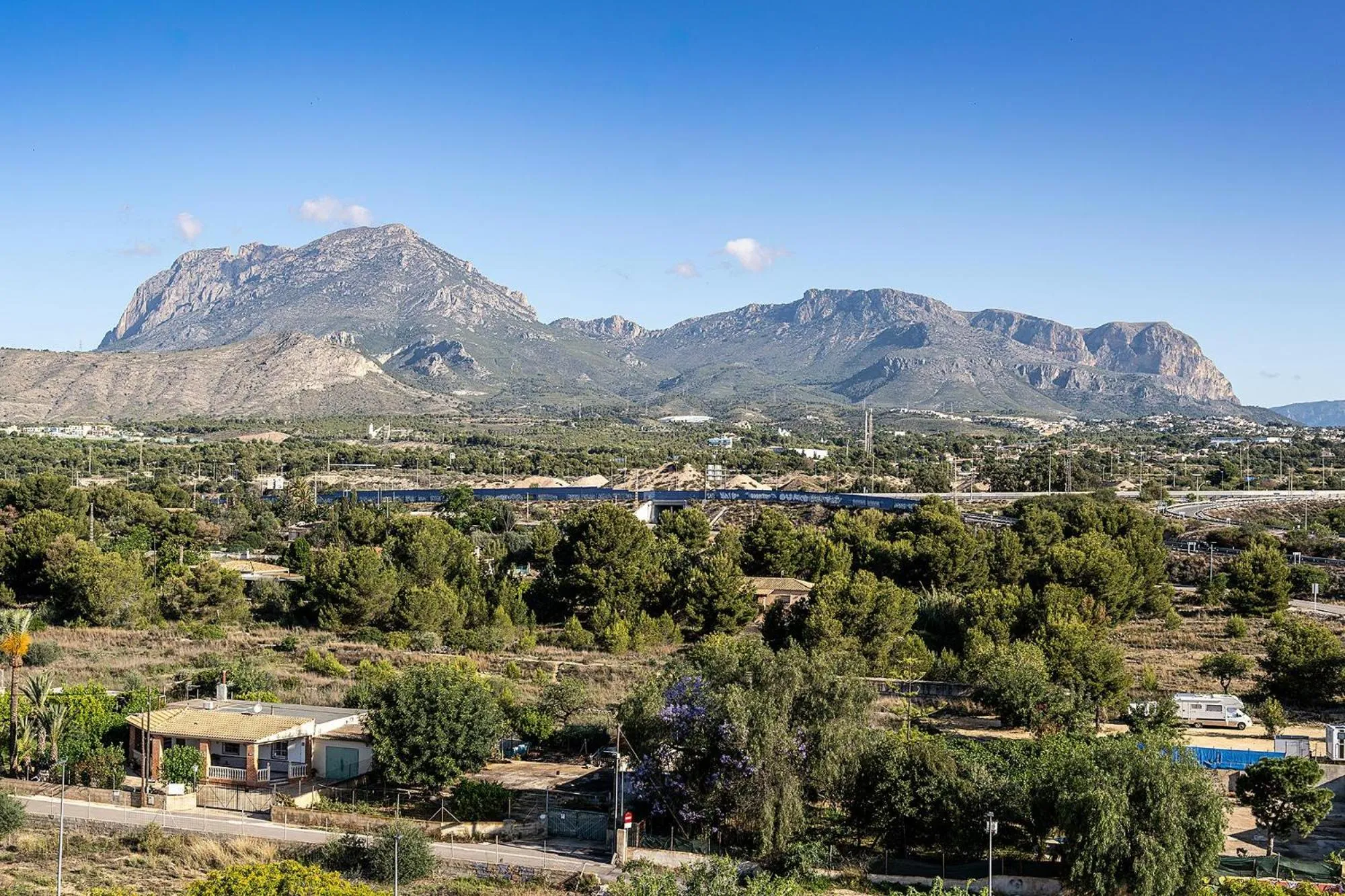 Natural landscape in La Estación