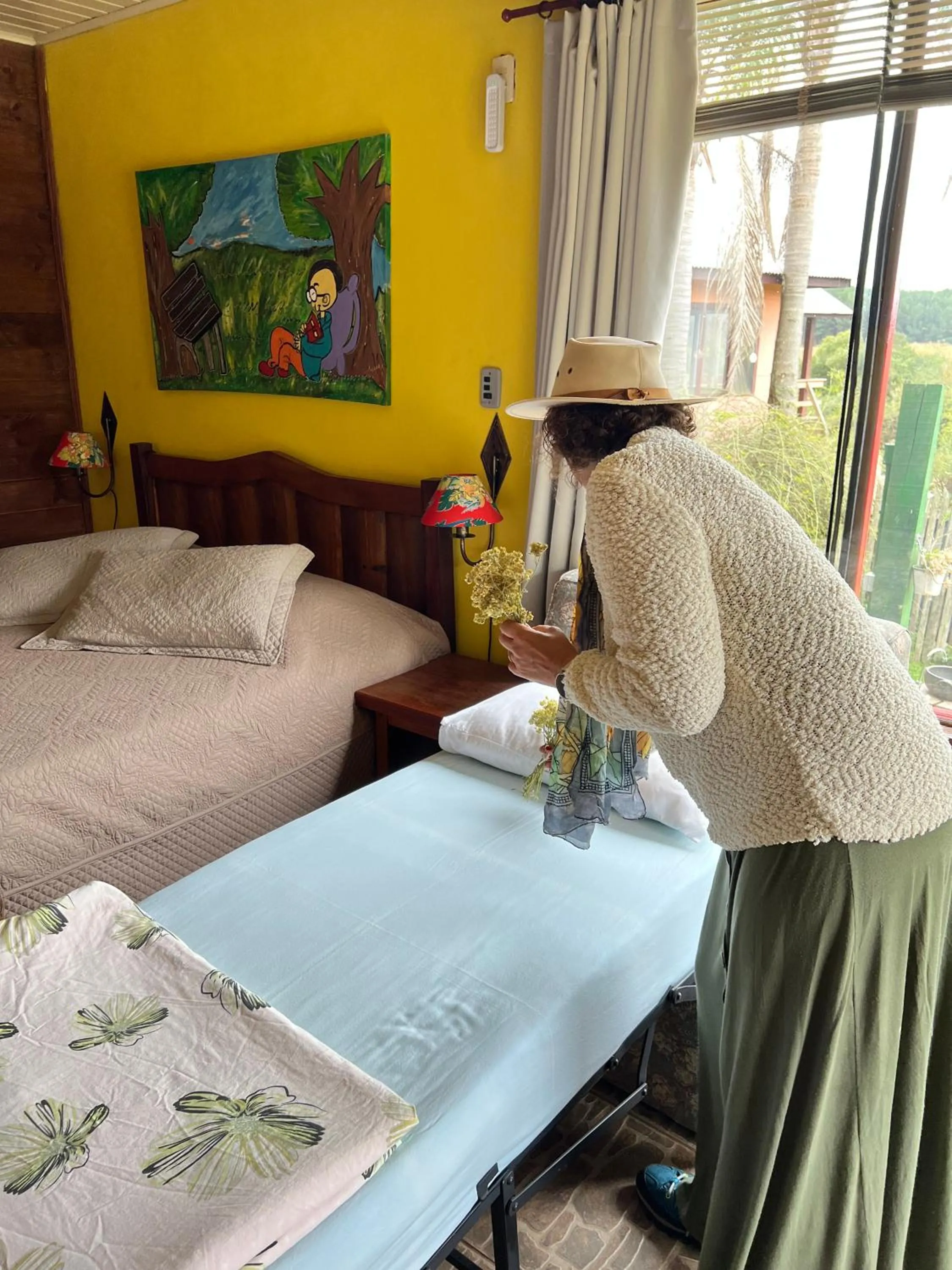Bed in Casa no Campo, aconchego com lareira e banheira em quase todas Cabanas!