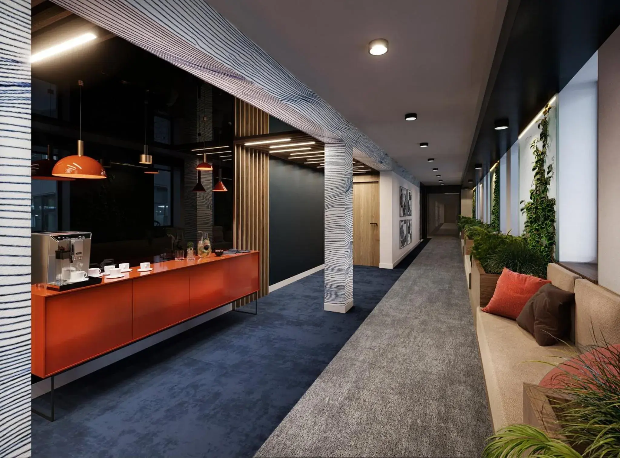 Lobby or reception in Holiday Inn Express Lublin by IHG Lobby or reception in Holiday Inn Express Lublin by IHG