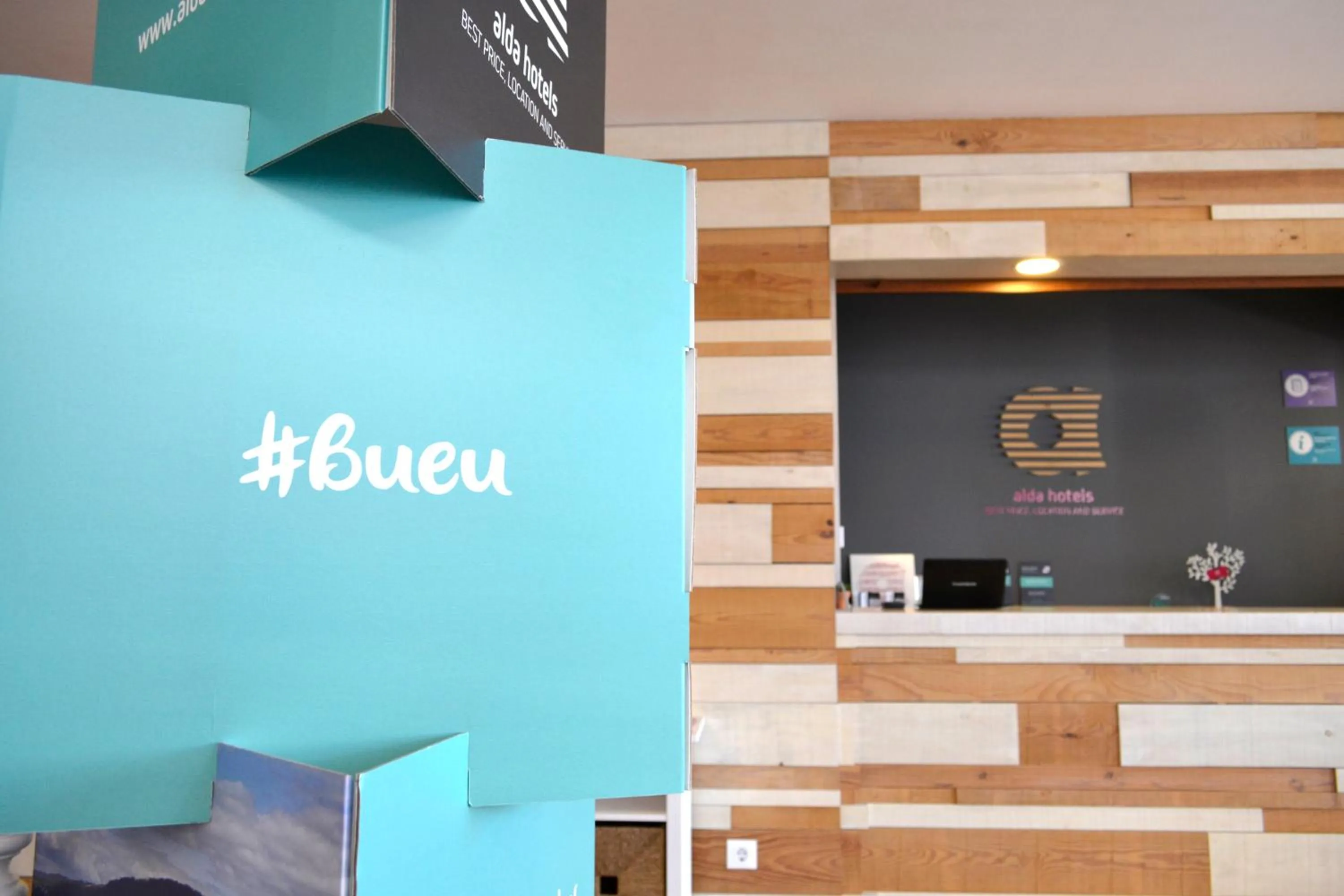 Lobby or reception in Hotel Alda Bueumar