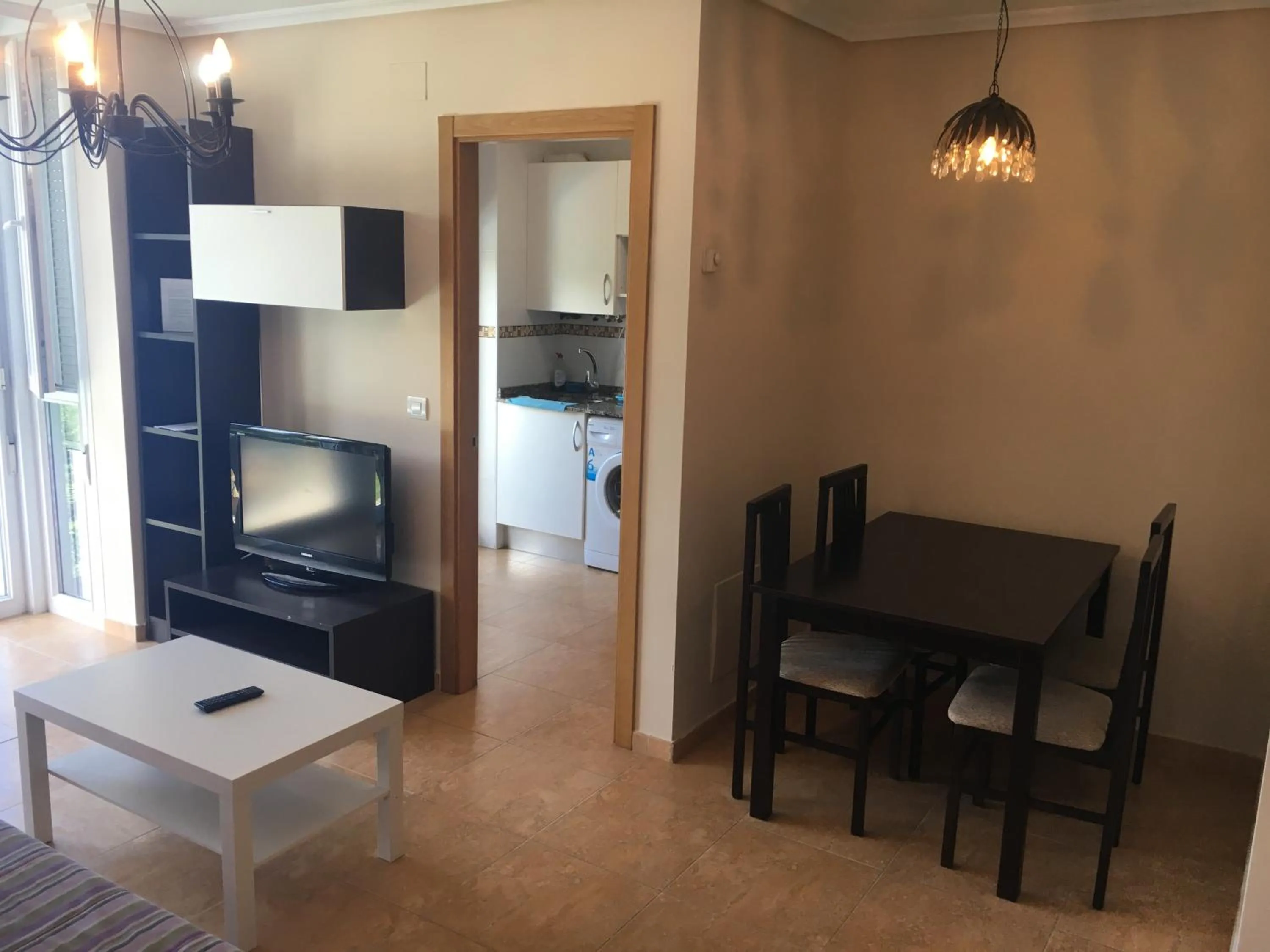 Kitchen or kitchenette in Hotel Azcona