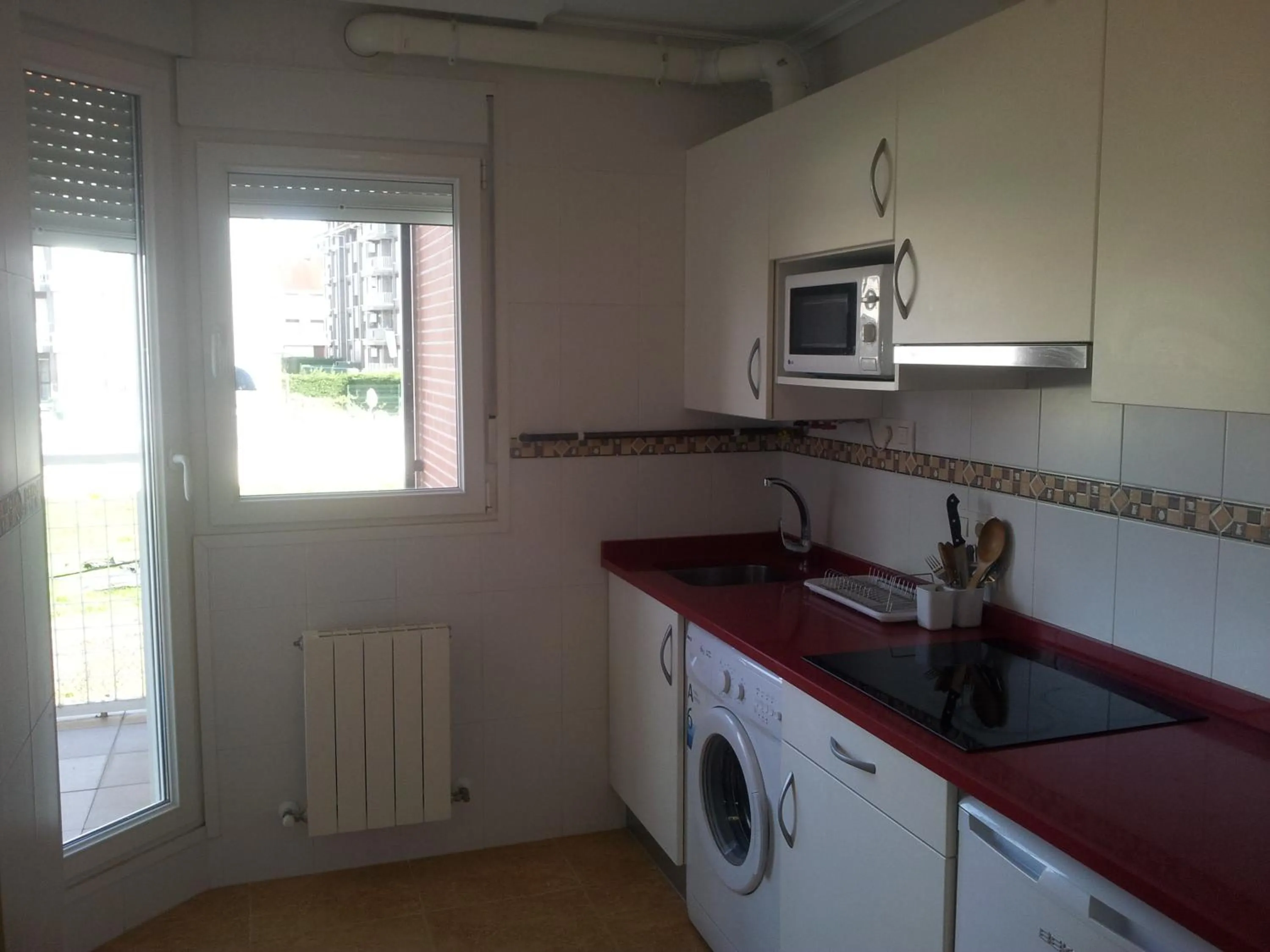 Kitchen or kitchenette in Hotel Azcona