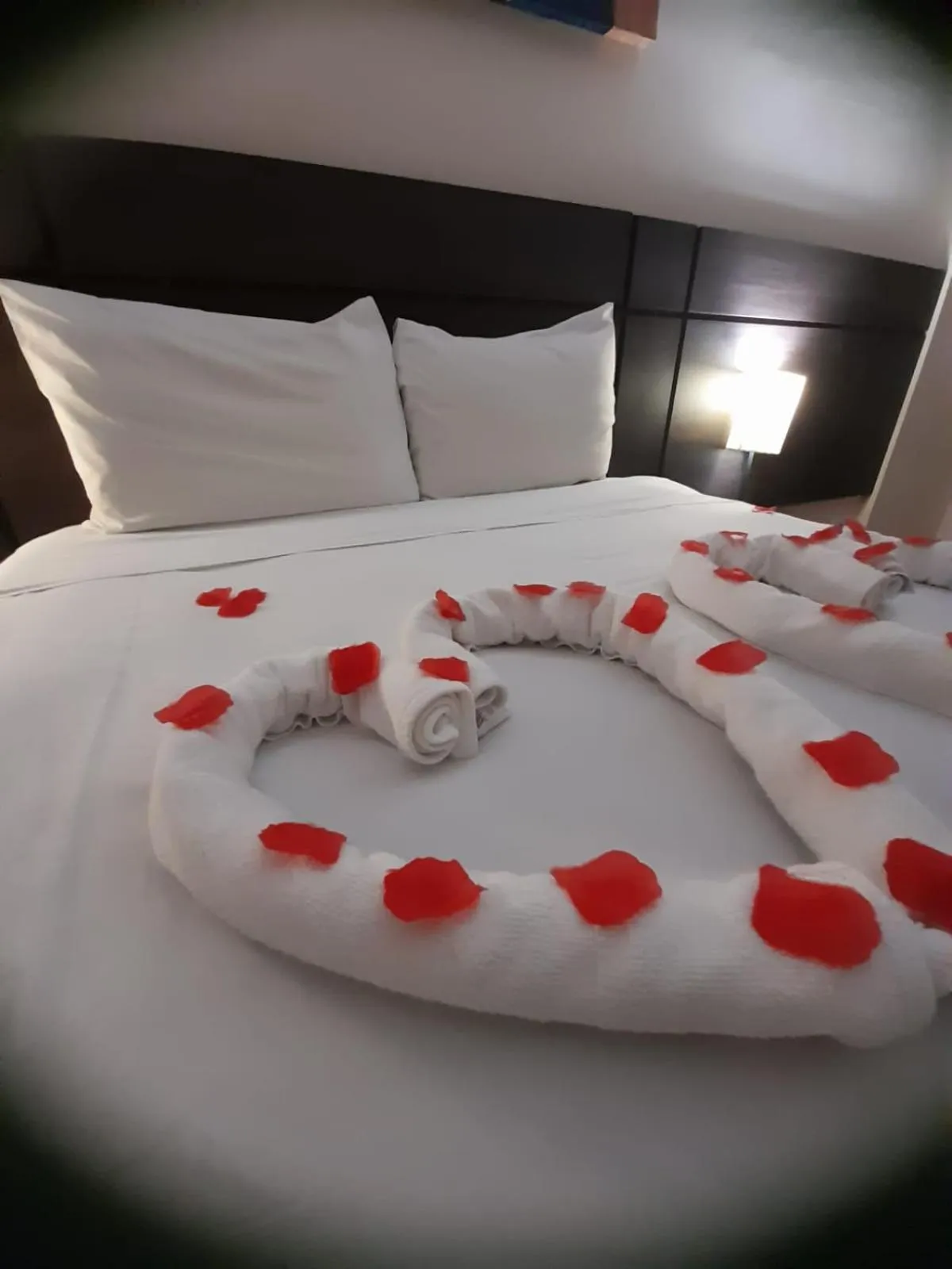 Bed in Hotel Maruá