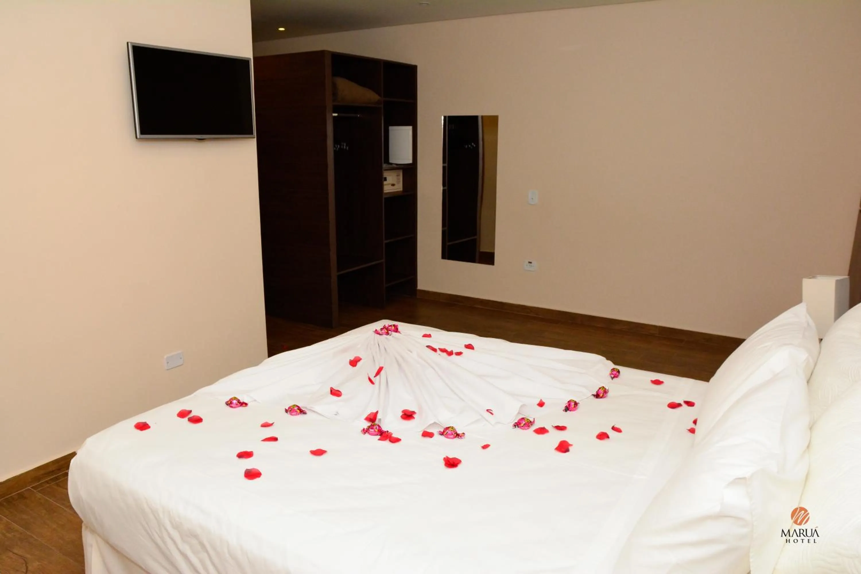 Decorative detail, Bed in Hotel Maruá