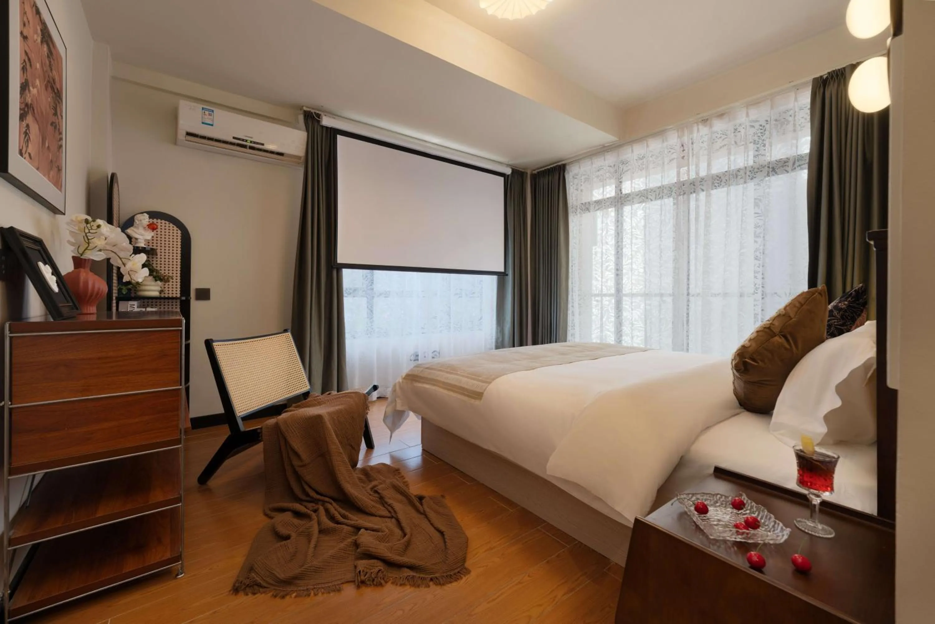 Bed in Xi'an seascape meisu-MOMOO Sea