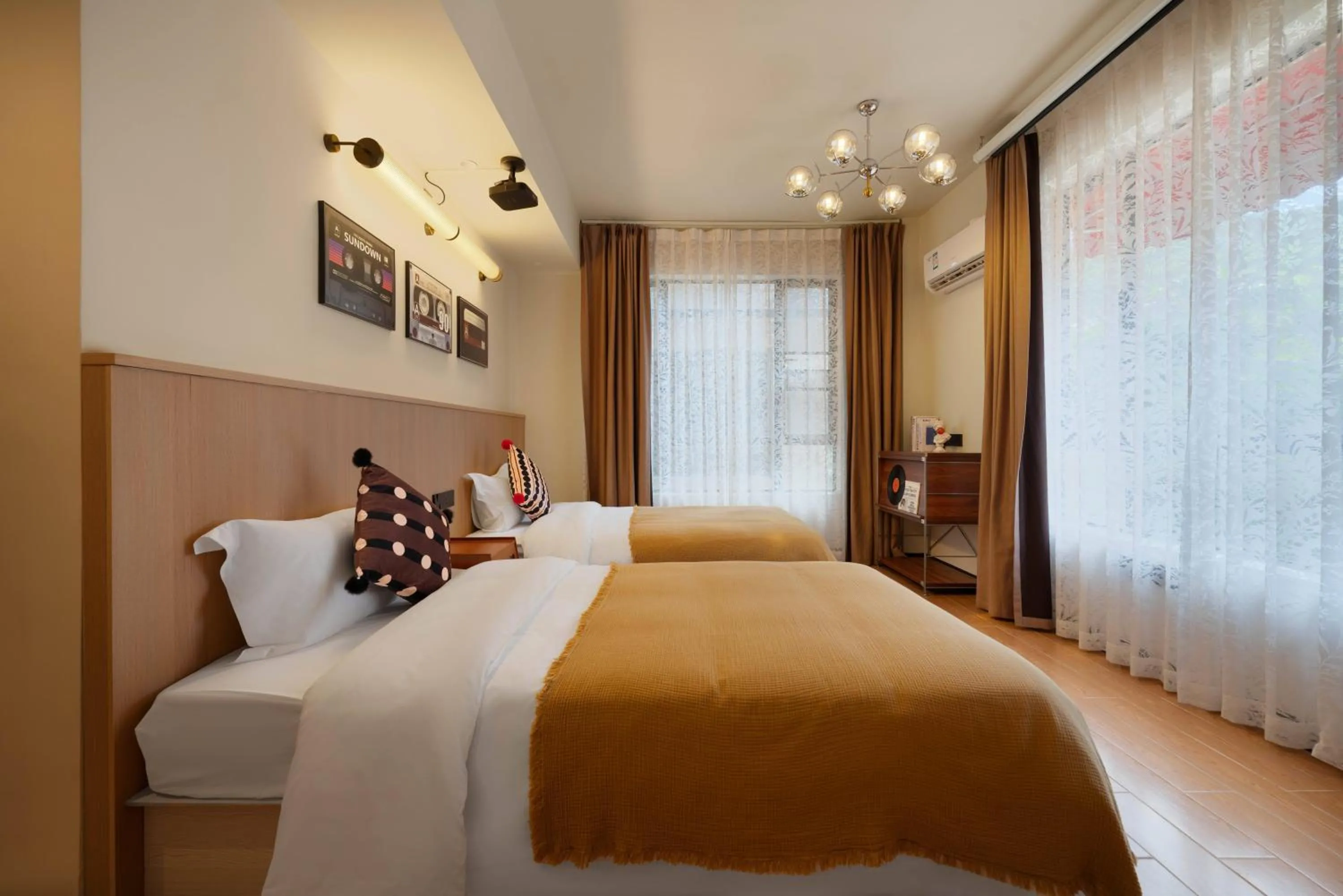 Bed in Xi'an seascape meisu-MOMOO Sea