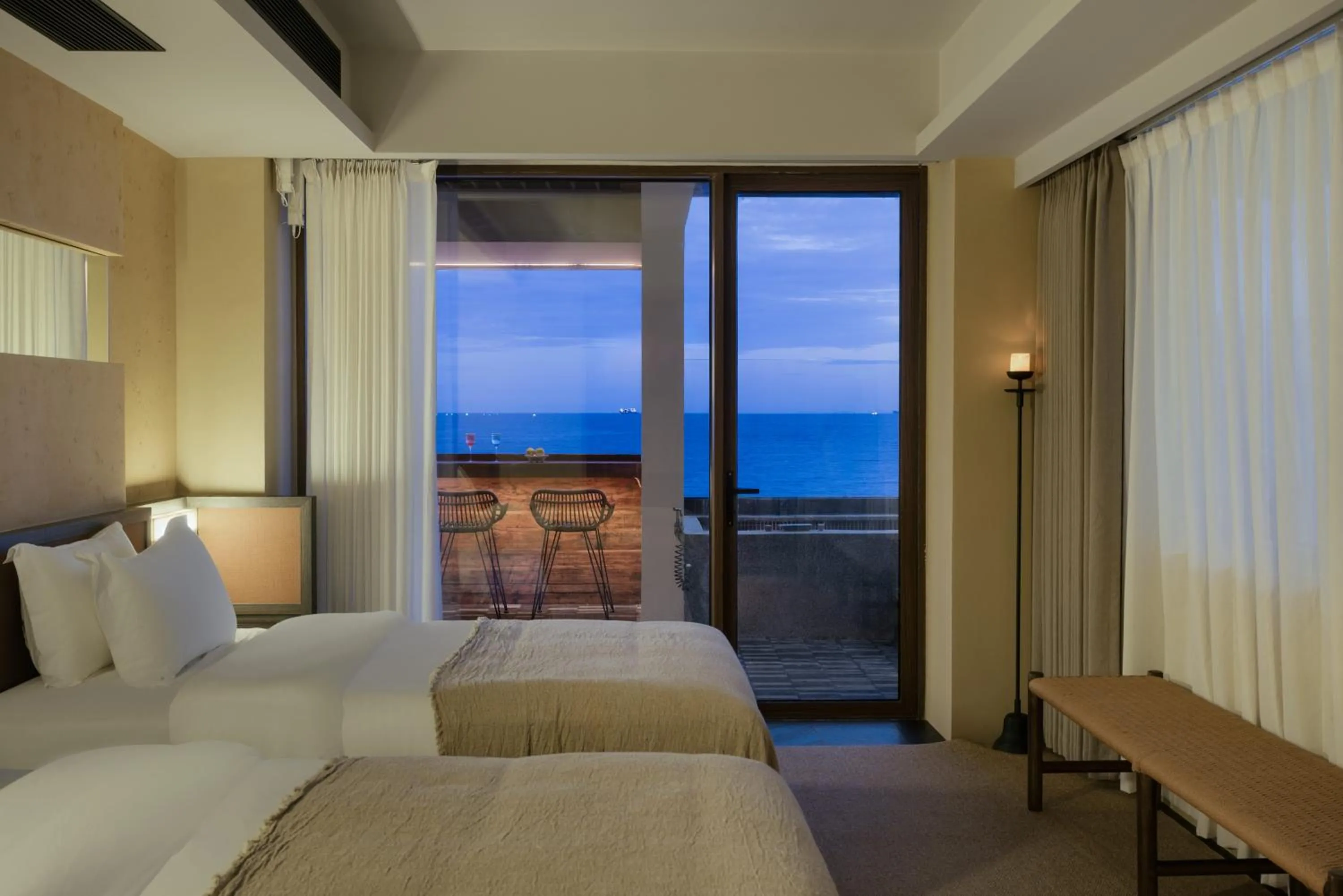 Bed in Xi'an seascape meisu-MOMOO Sea