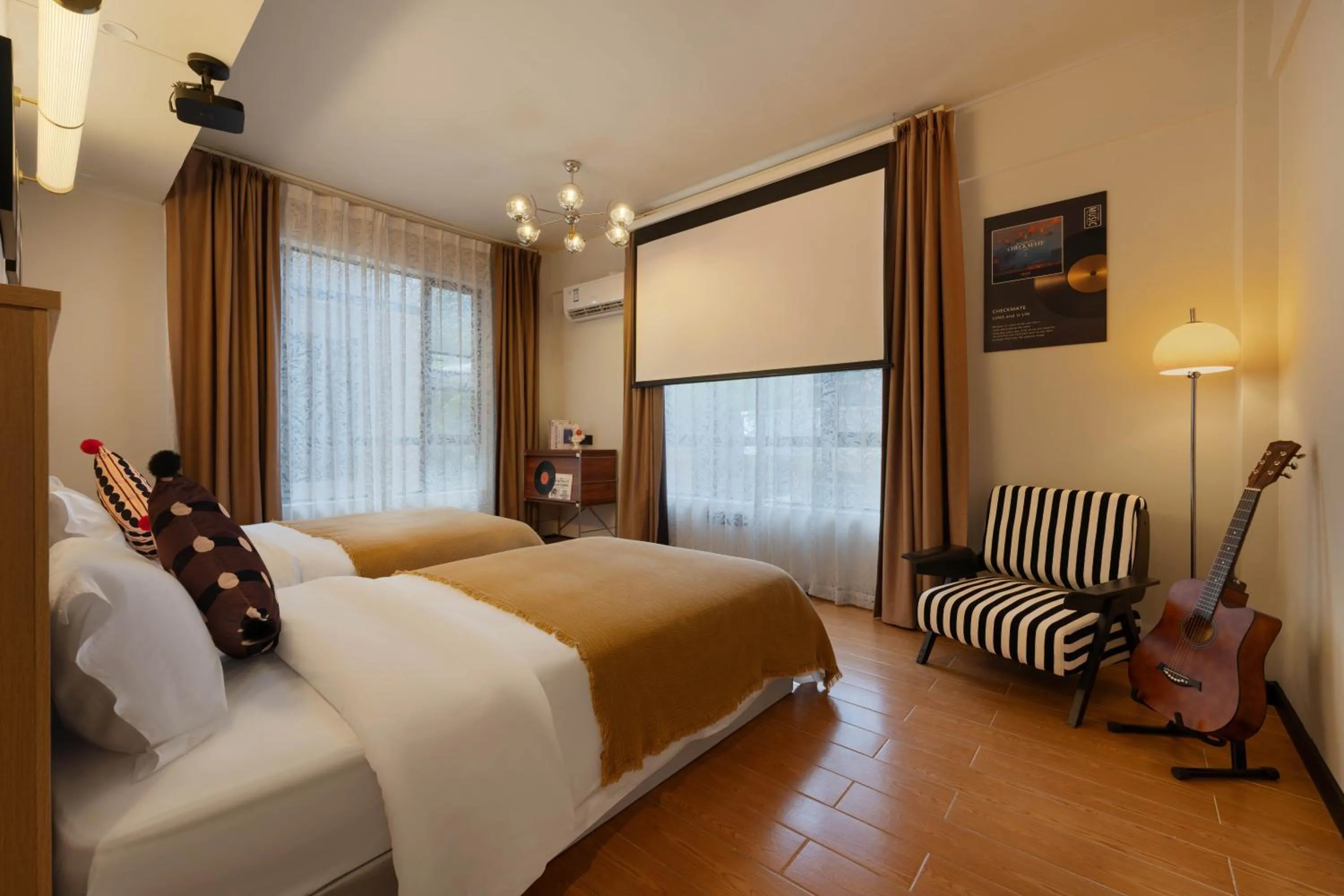 Bed in Xi'an seascape meisu-MOMOO Sea