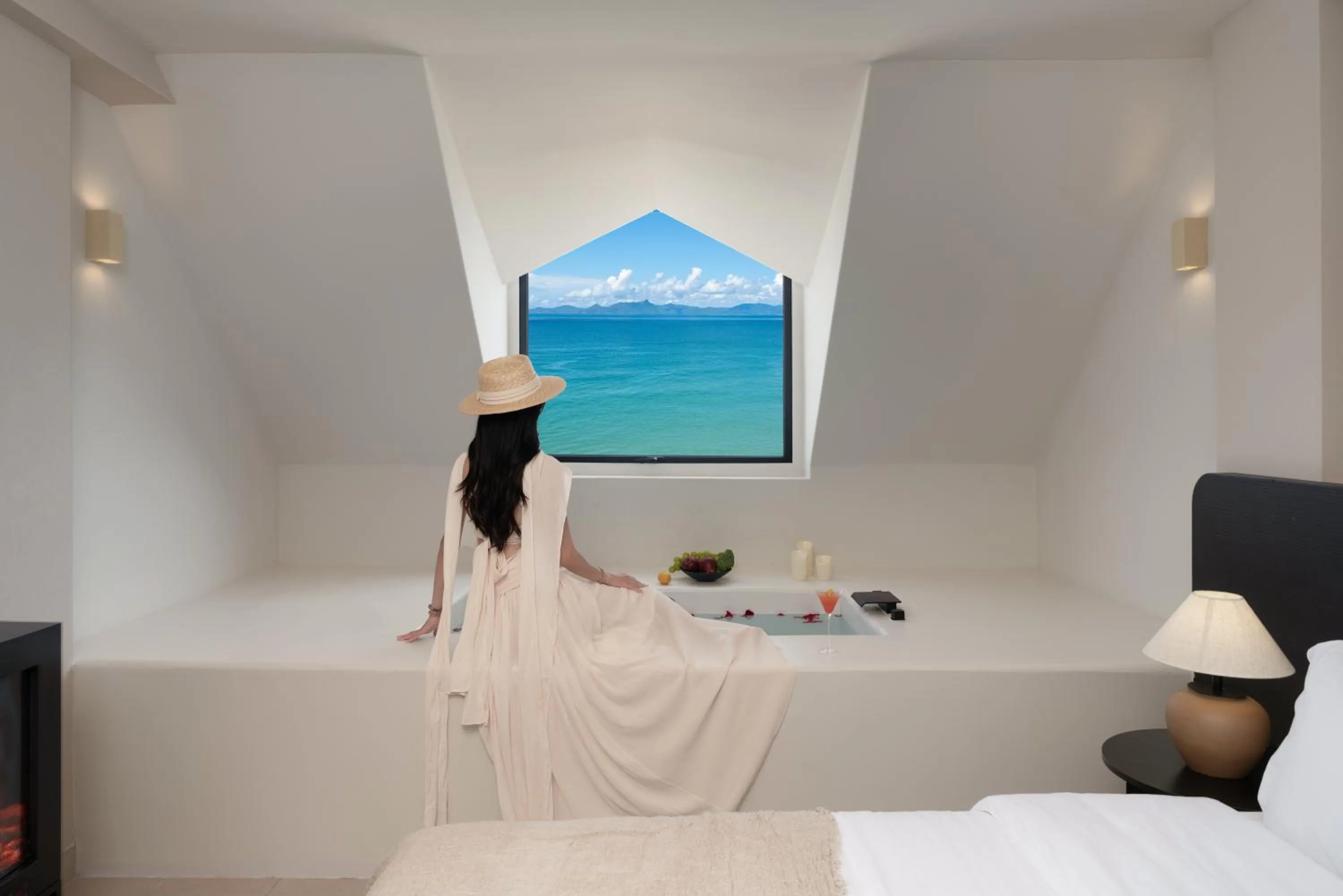 Bed in Xi'an seascape meisu-MOMOO Sea