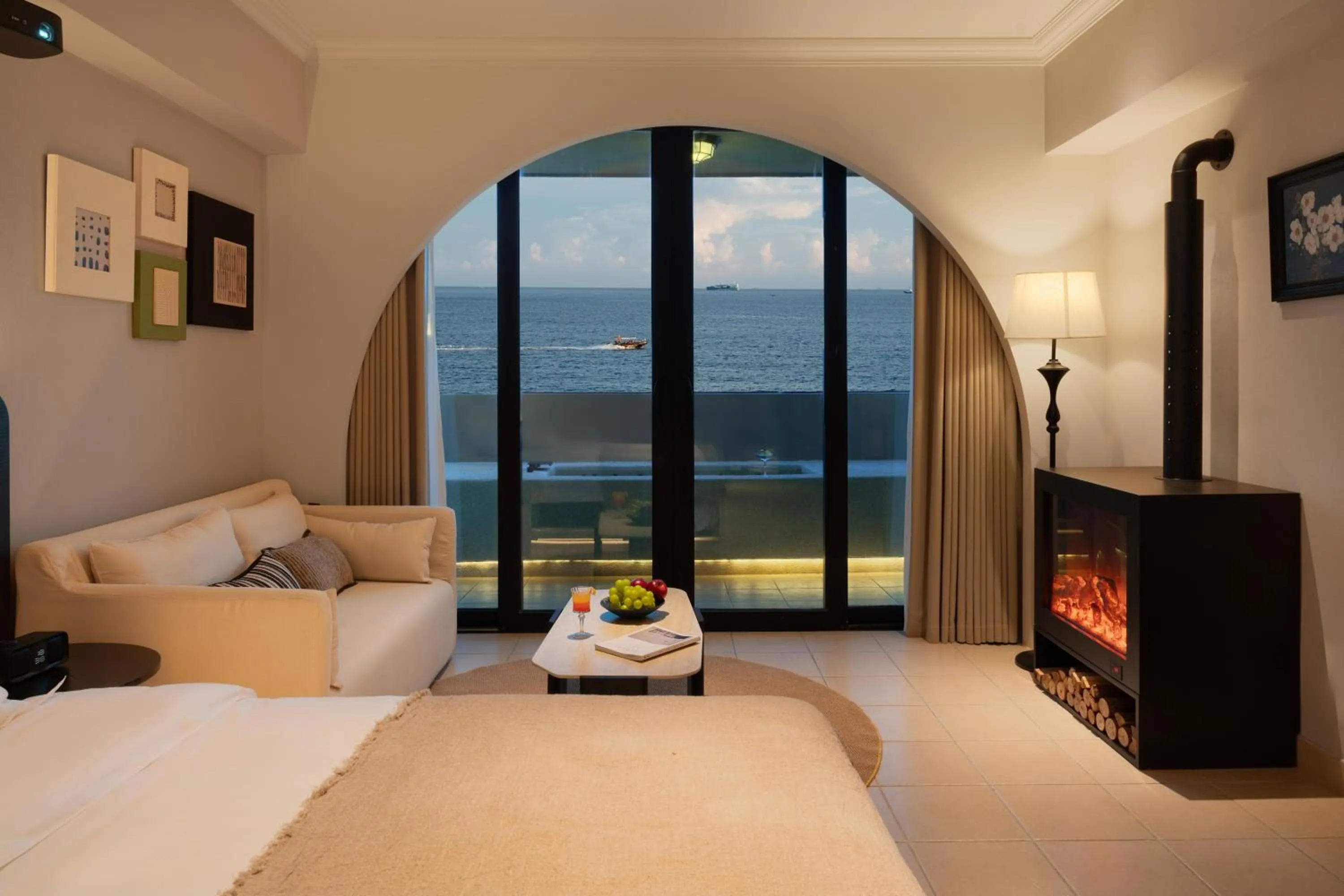 Bed in Xi'an seascape meisu-MOMOO Sea