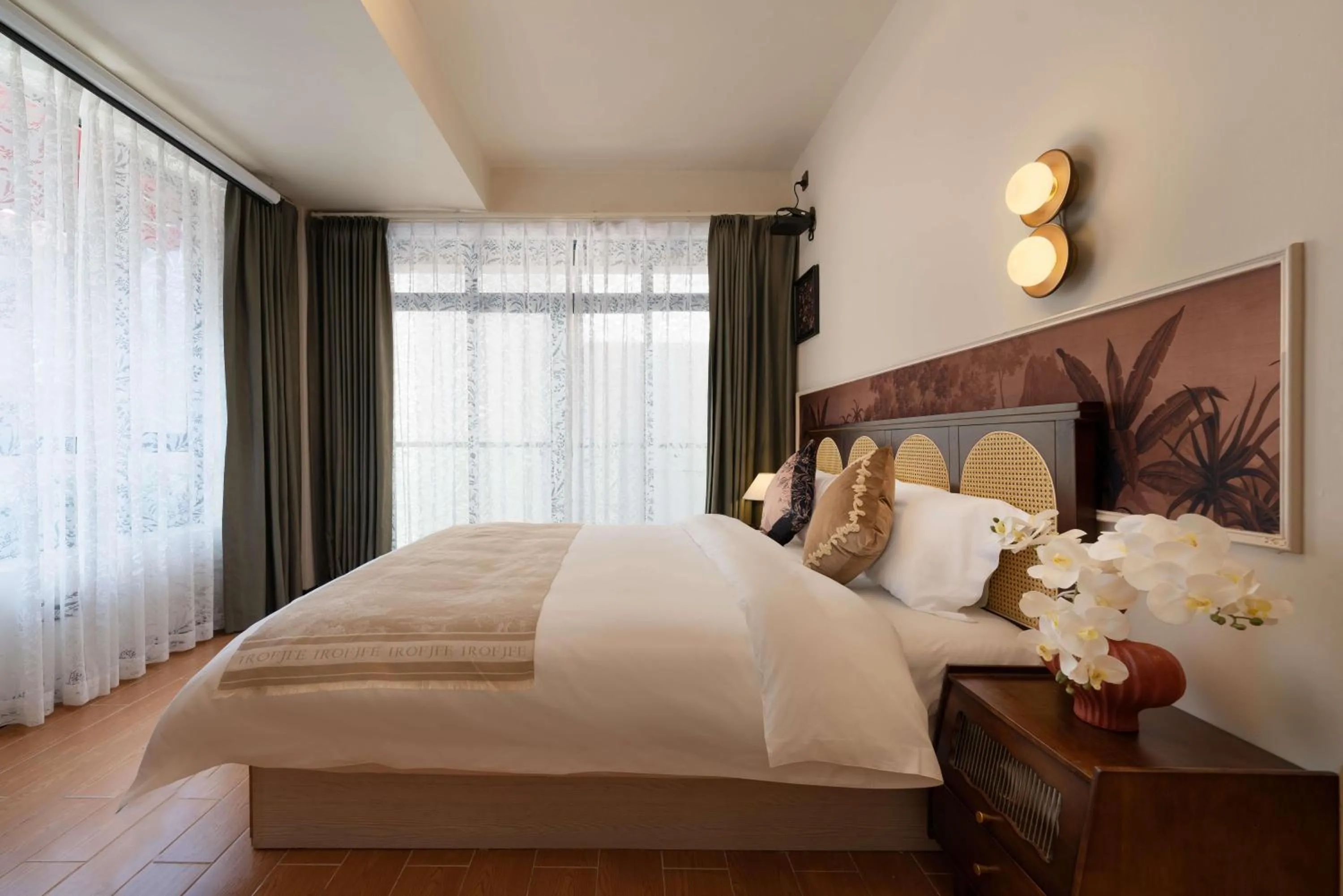 Bed in Xi'an seascape meisu-MOMOO Sea