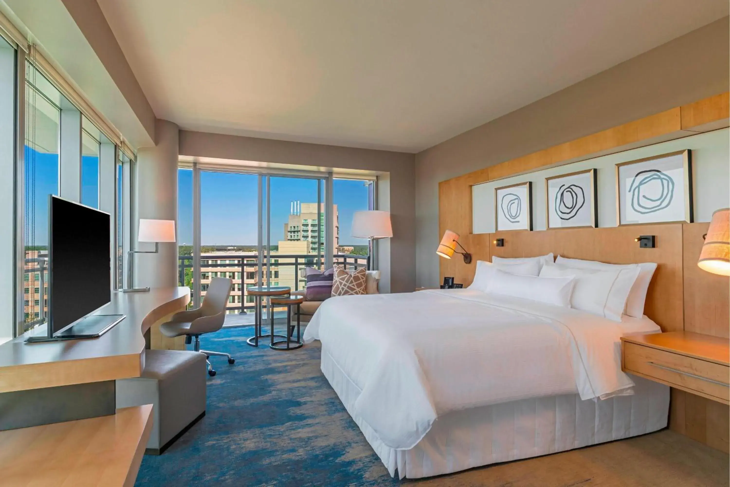 Premium King, Larger Guest room, 1 King, Waterway view in The Westin at The Woodlands Premium King, Larger Guest room, 1 King, Waterway view in The Westin at The Woodlands