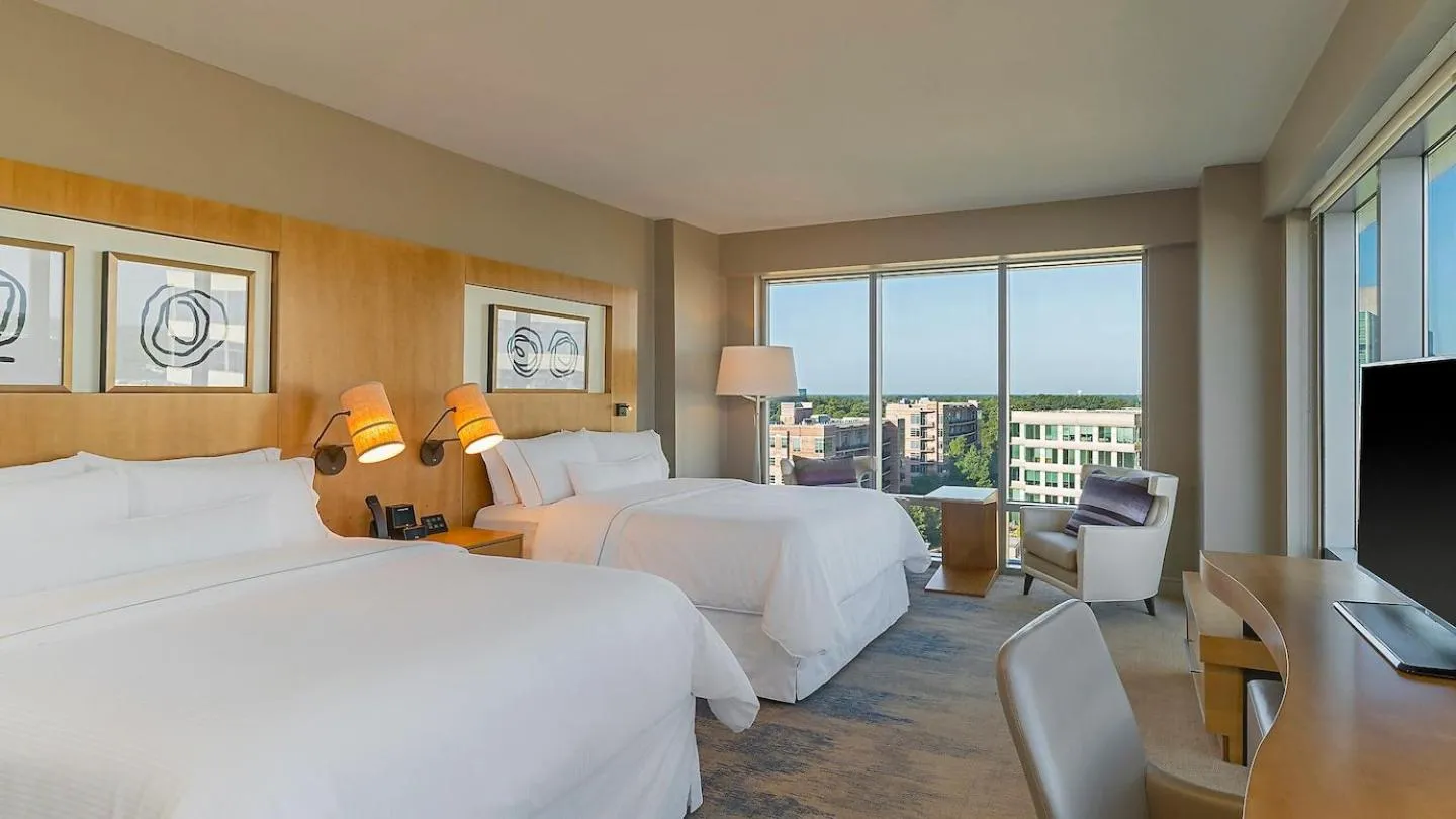 View (from property/room), Bed in The Westin at The Woodlands