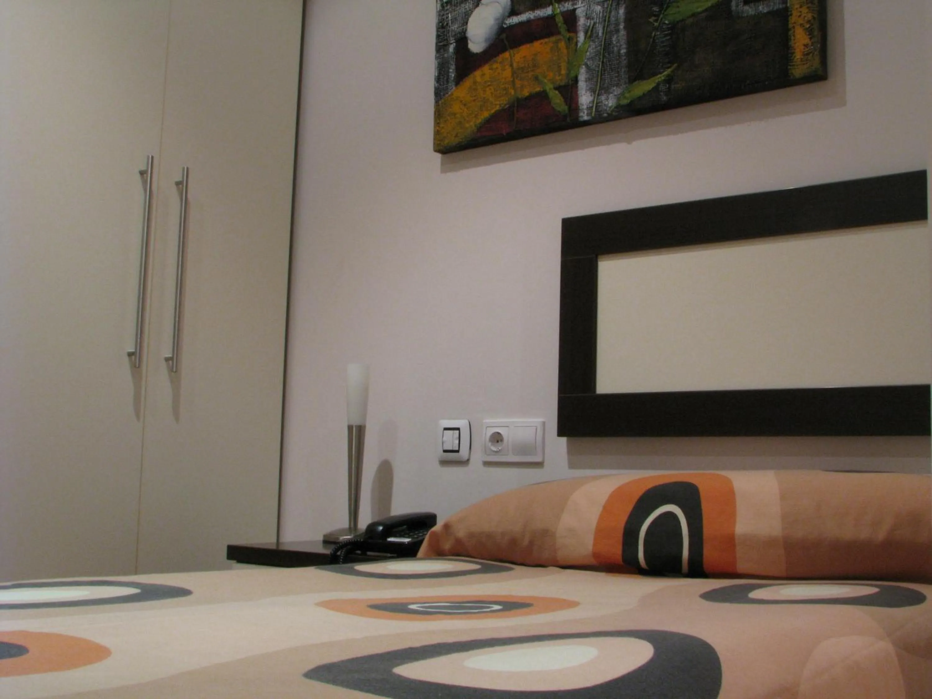 Bed in Hotel Elizalde