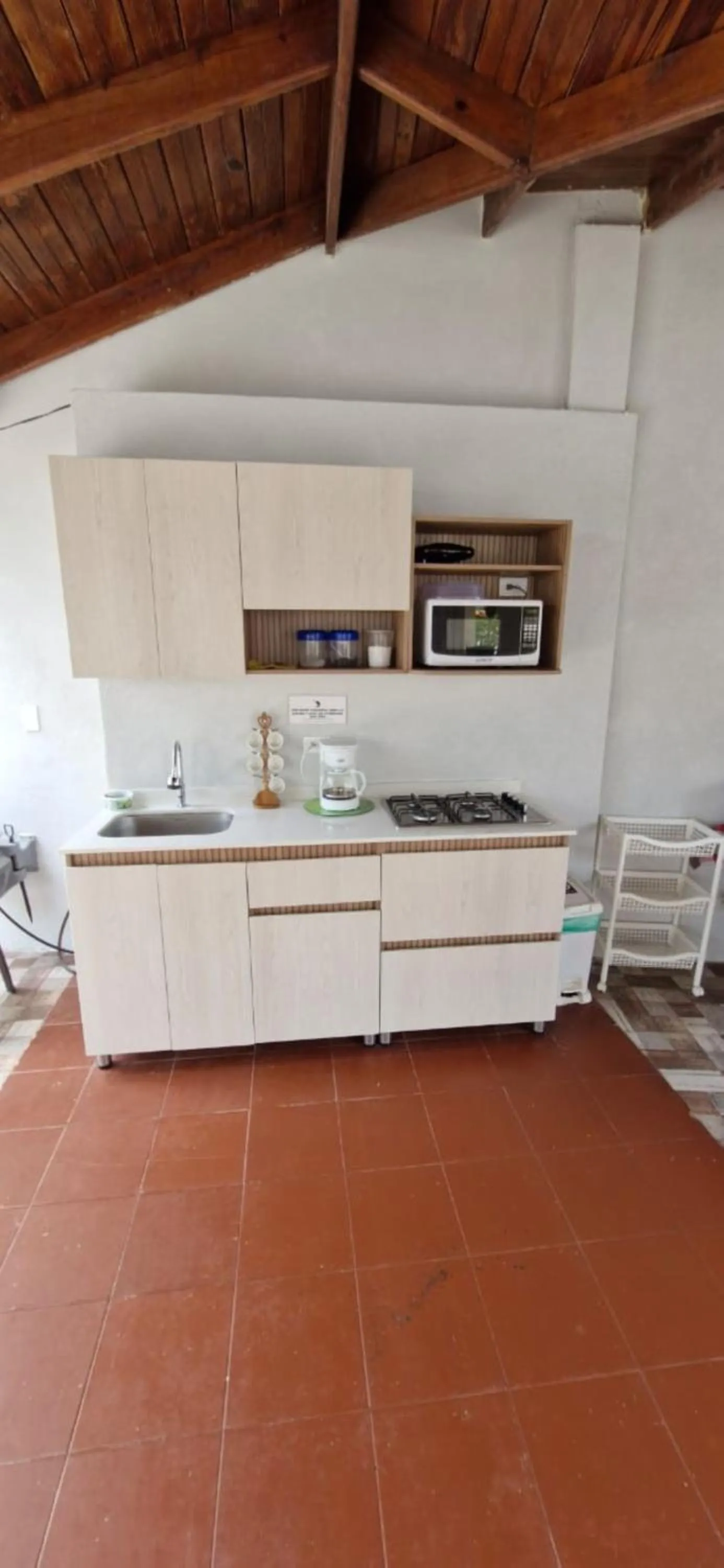 Communal kitchen in Hostal Marlyn