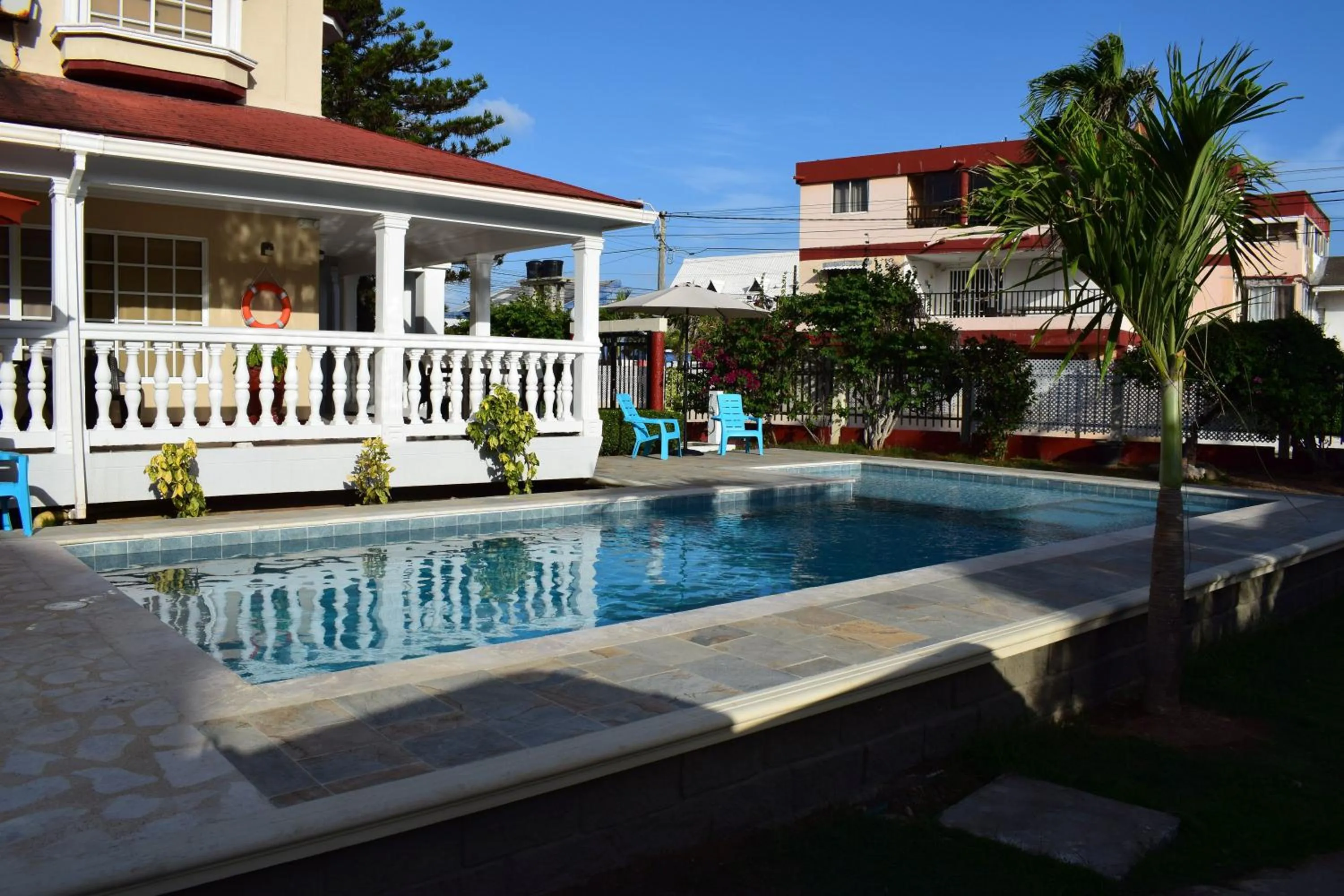 Swimming pool in Hostal Marlyn