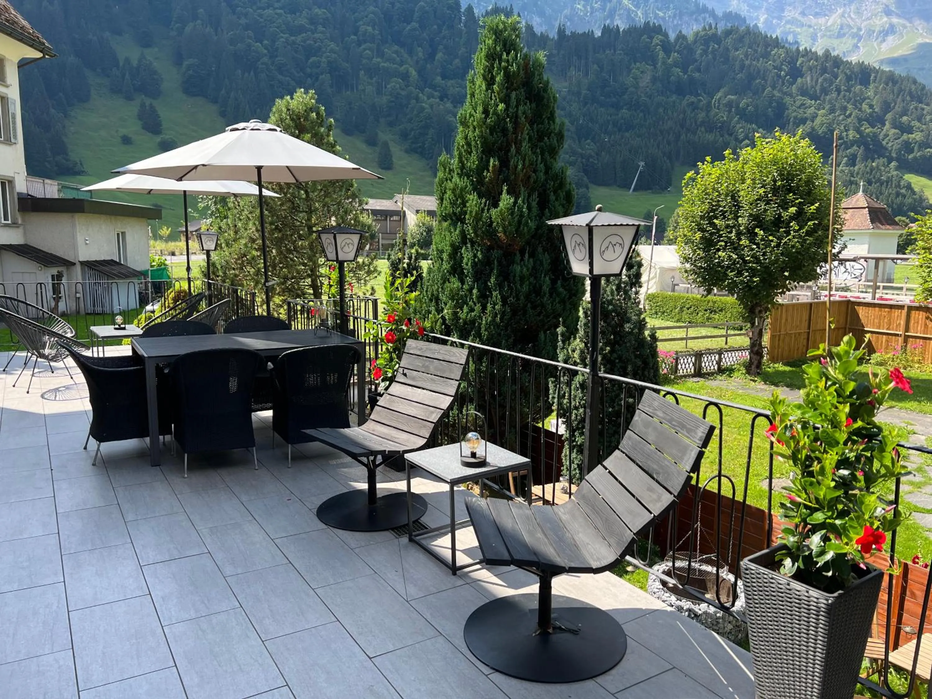 Balcony/Terrace in GRAND your home with common kitchens with self check-in