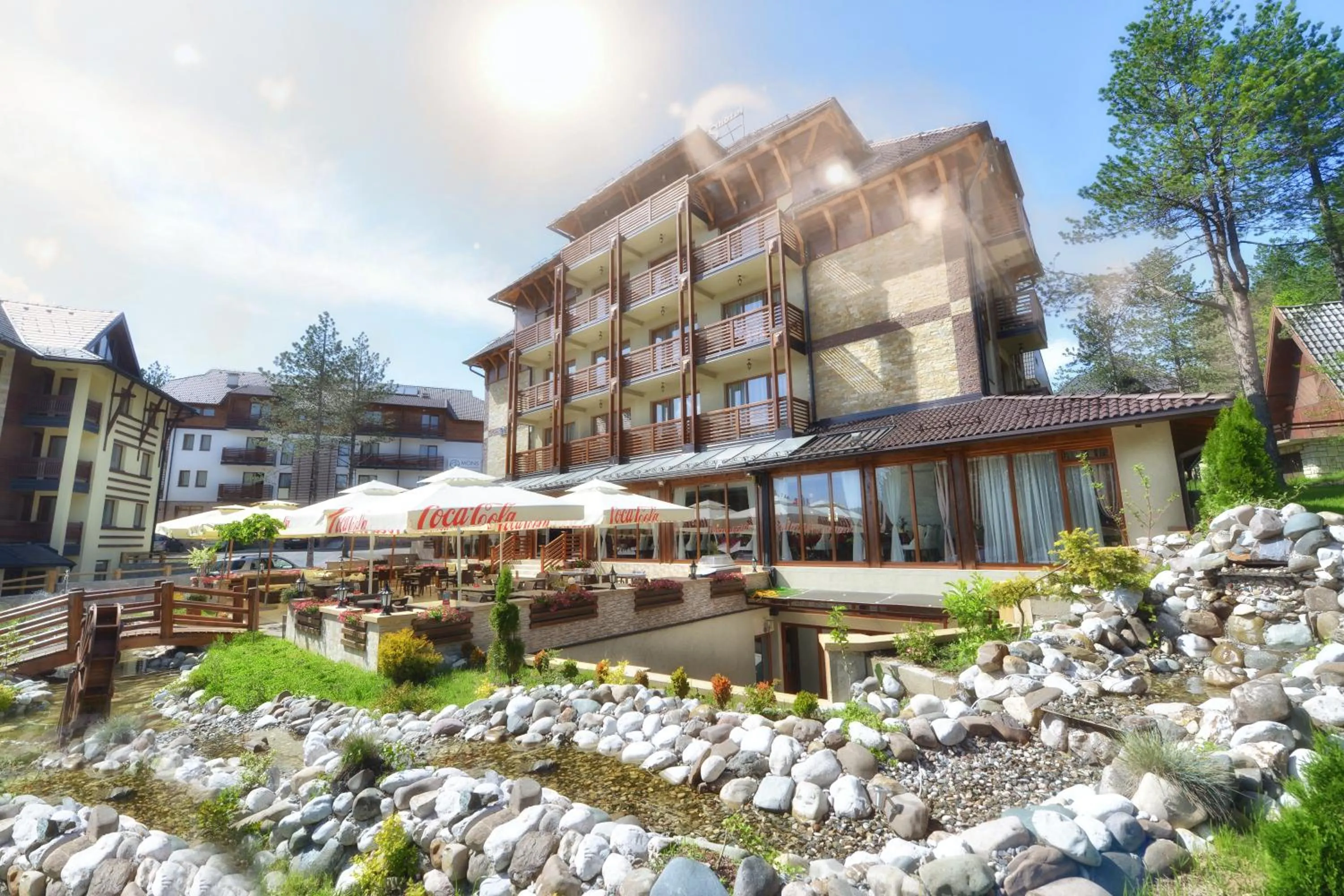 Bird's eye view in Hotel Iris