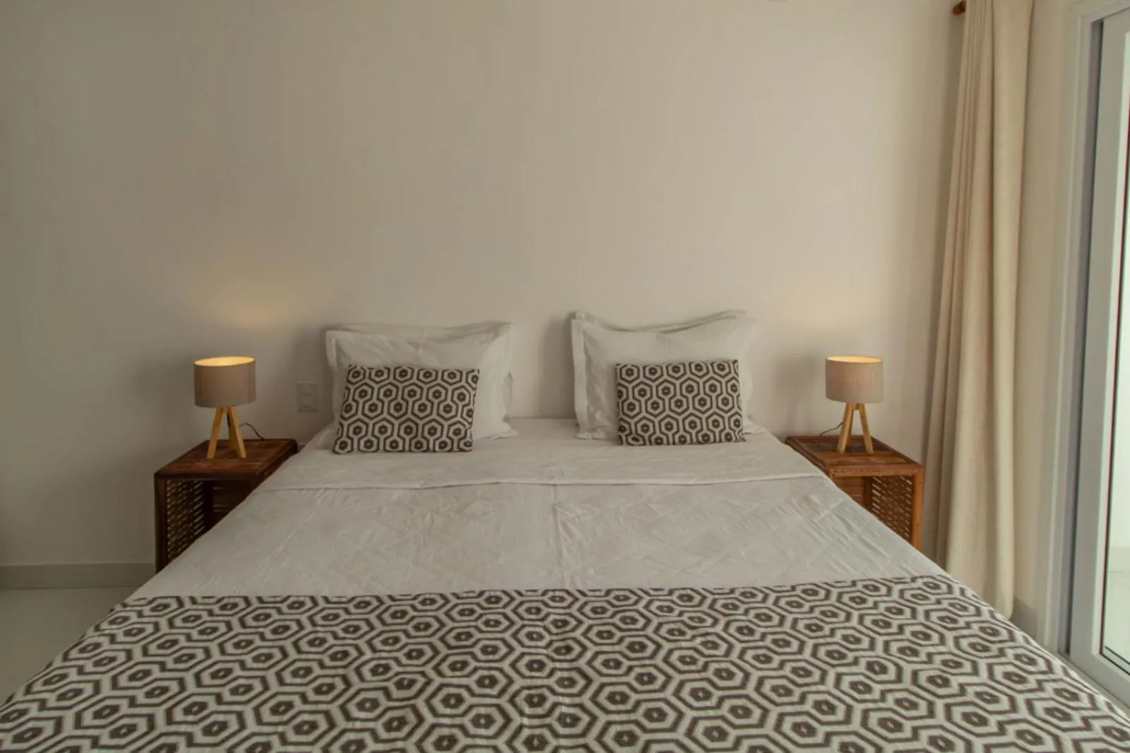 Bed in Pousada Natureza