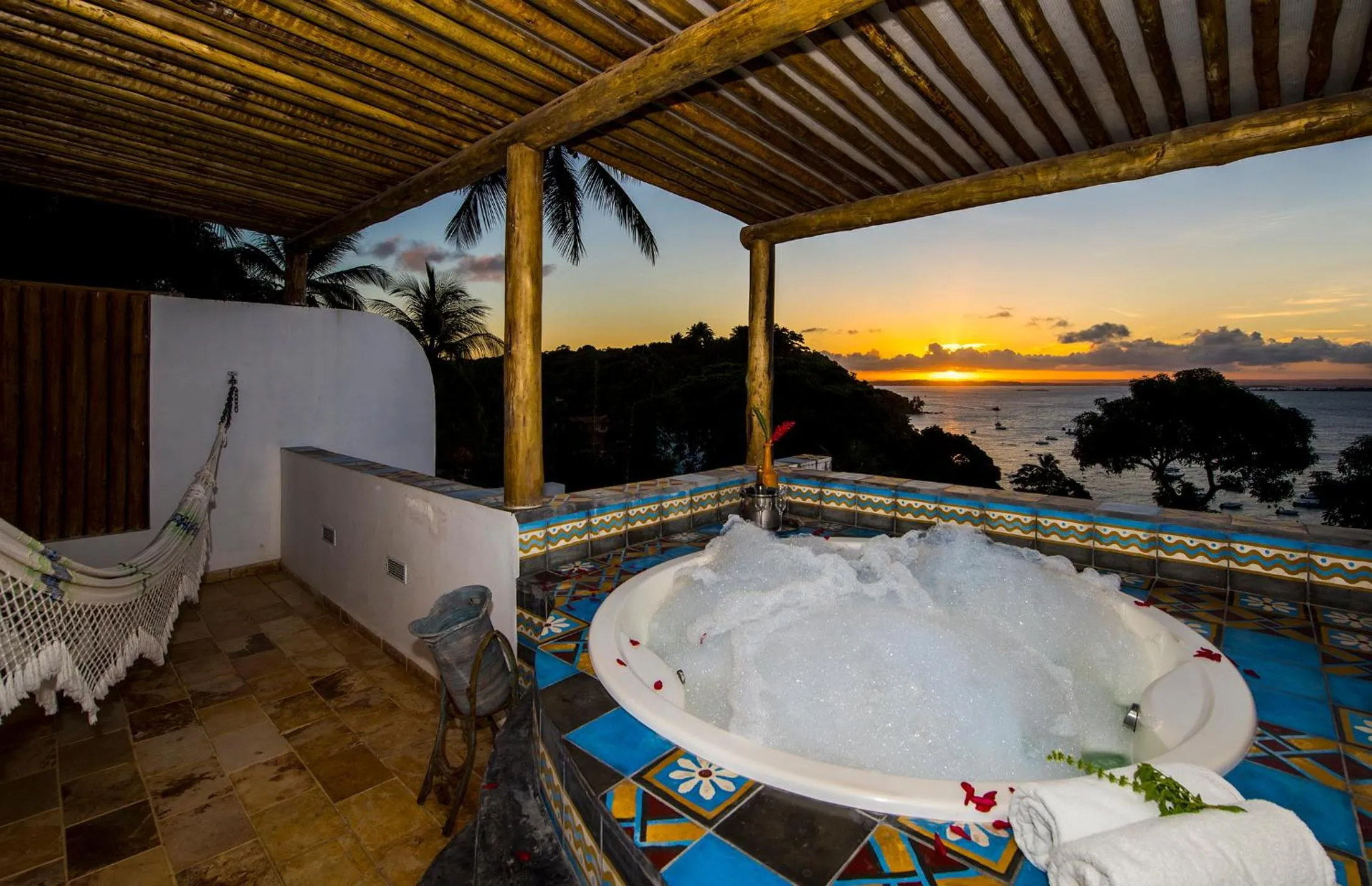 Balcony/Terrace in Pousada Natureza
