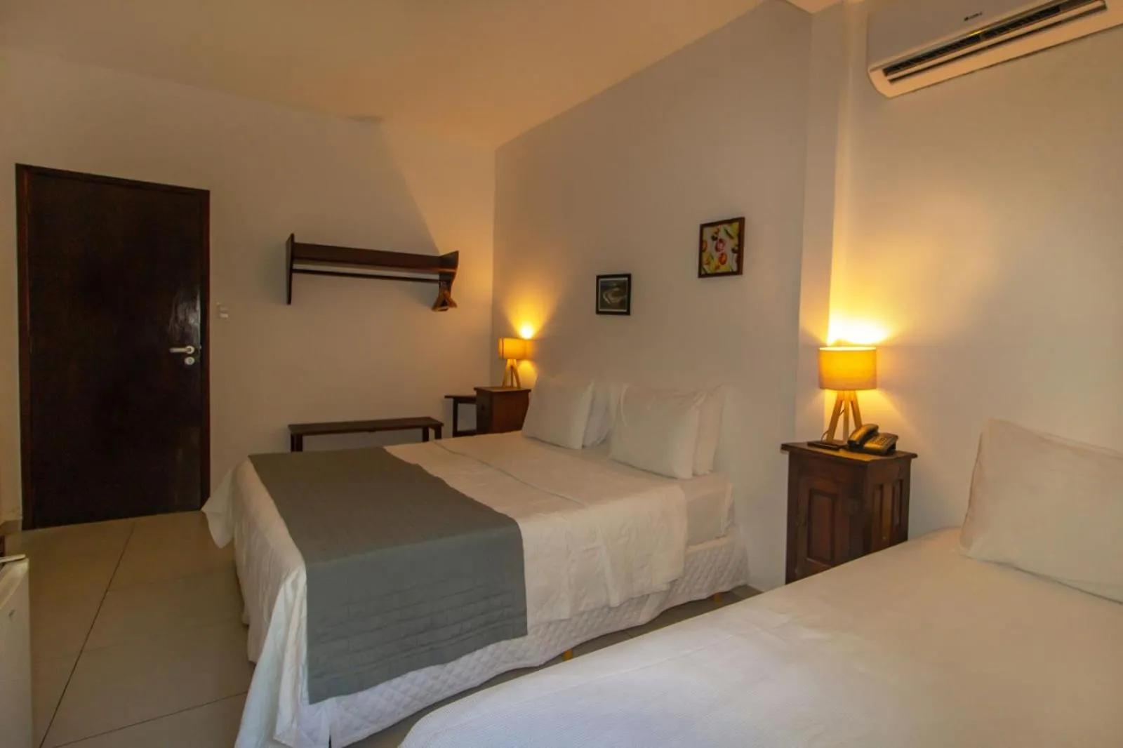 Bed in Pousada Natureza