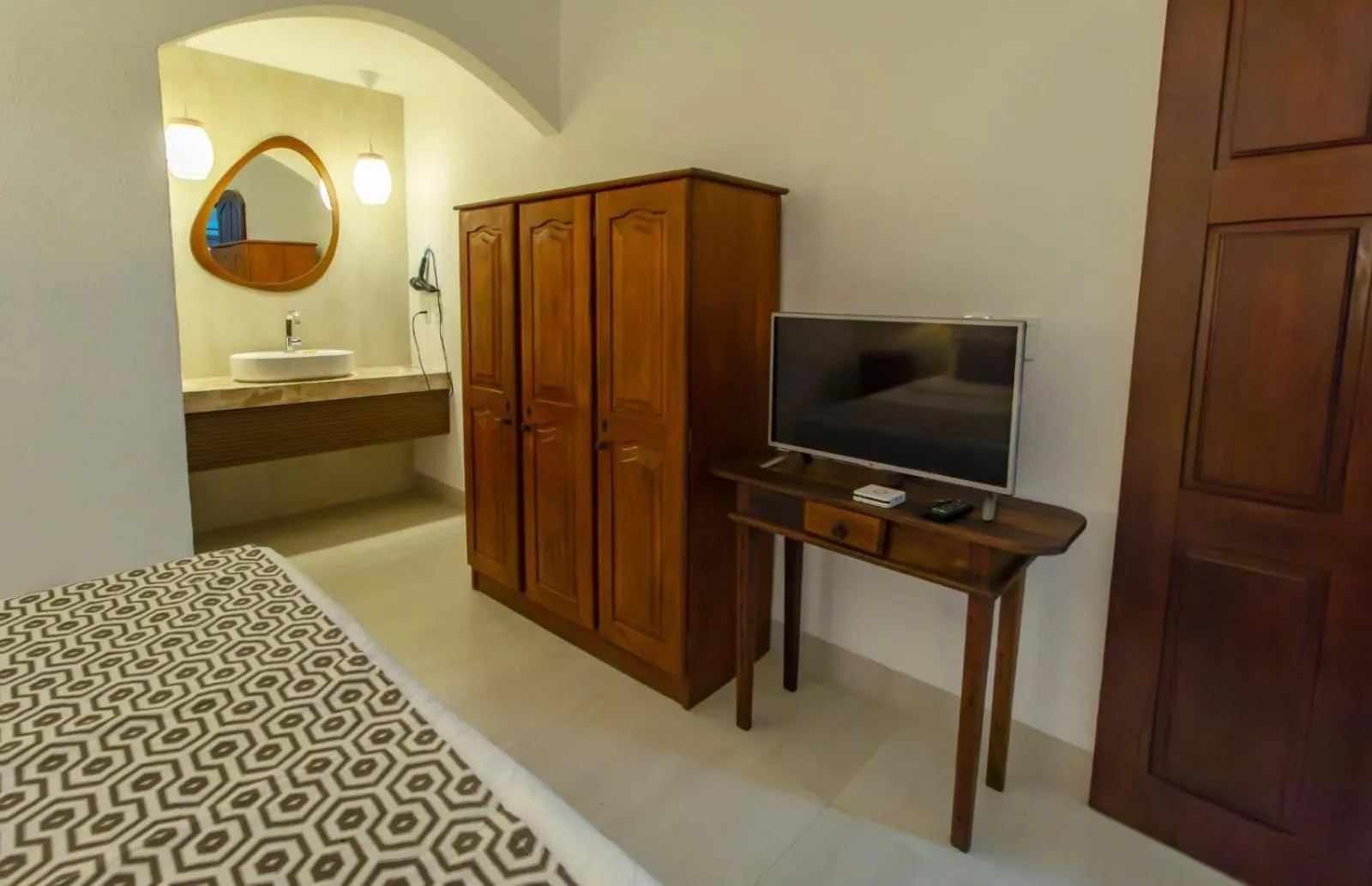 Bed in Pousada Natureza