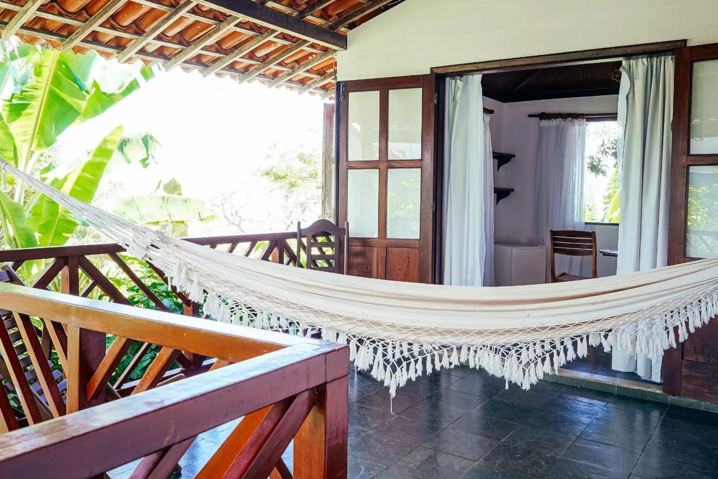 Balcony/Terrace in Pousada Natureza