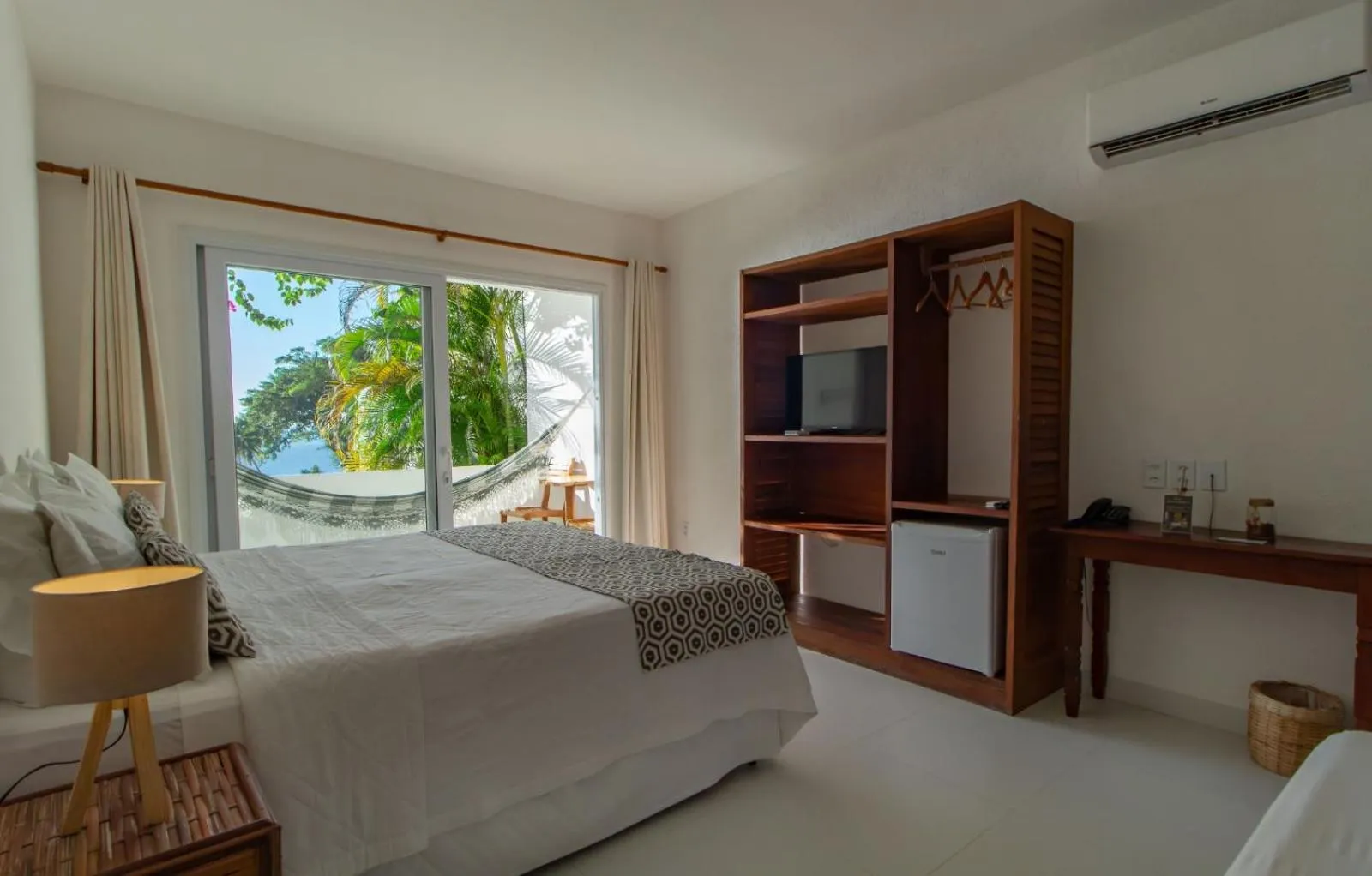 Bed in Pousada Natureza