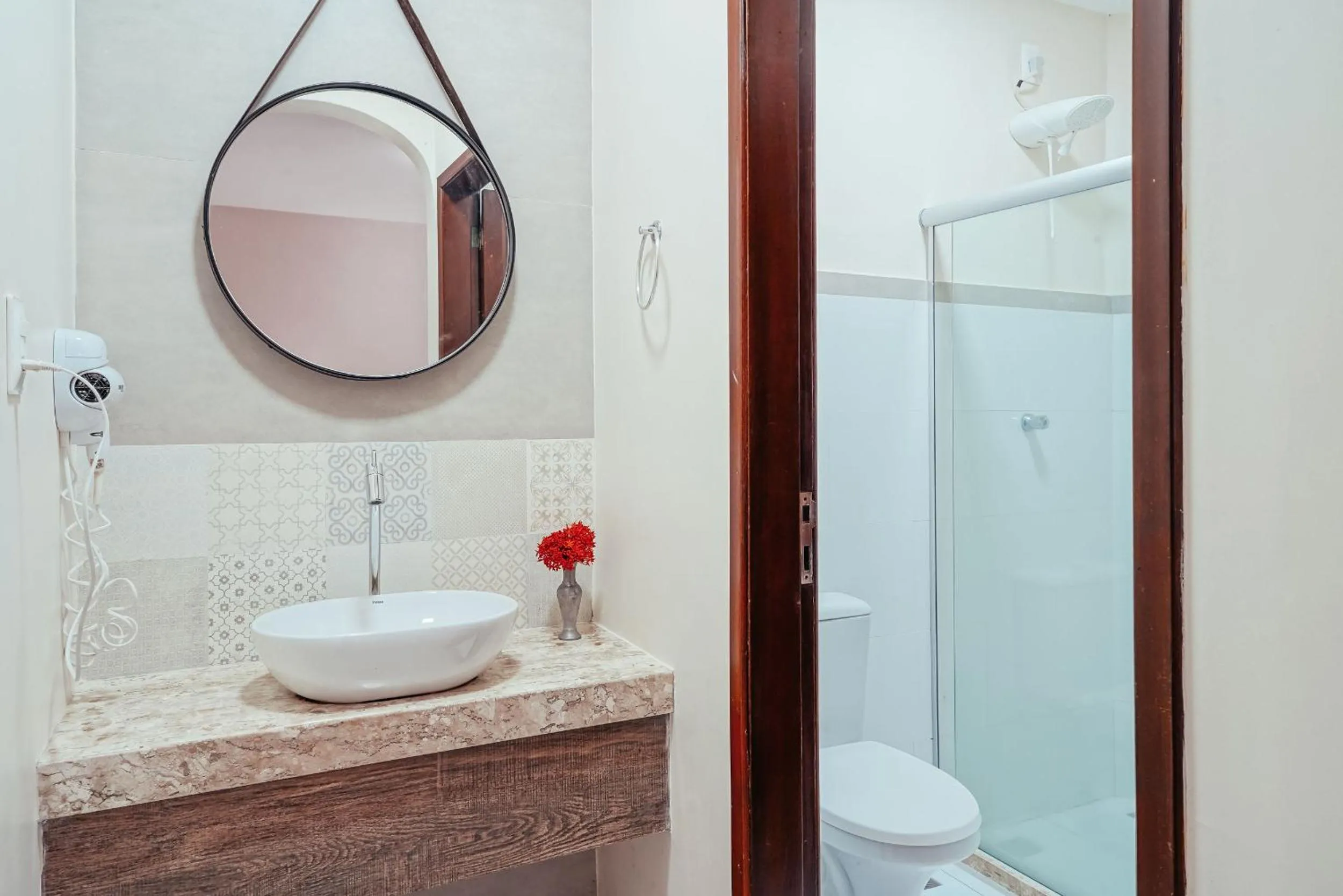 Bathroom in Pousada Natureza