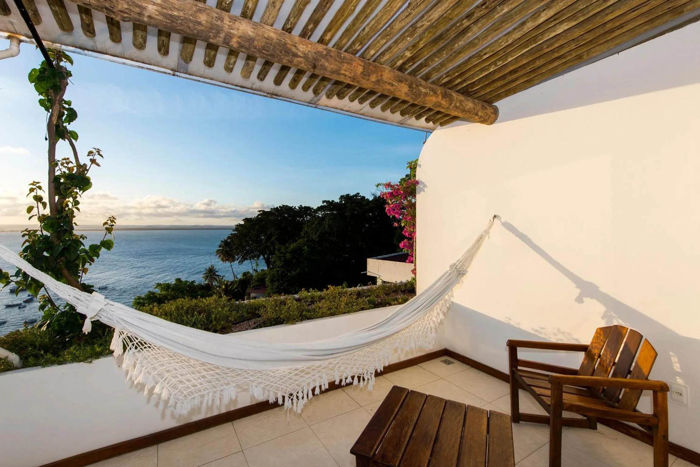 Balcony/Terrace in Pousada Natureza