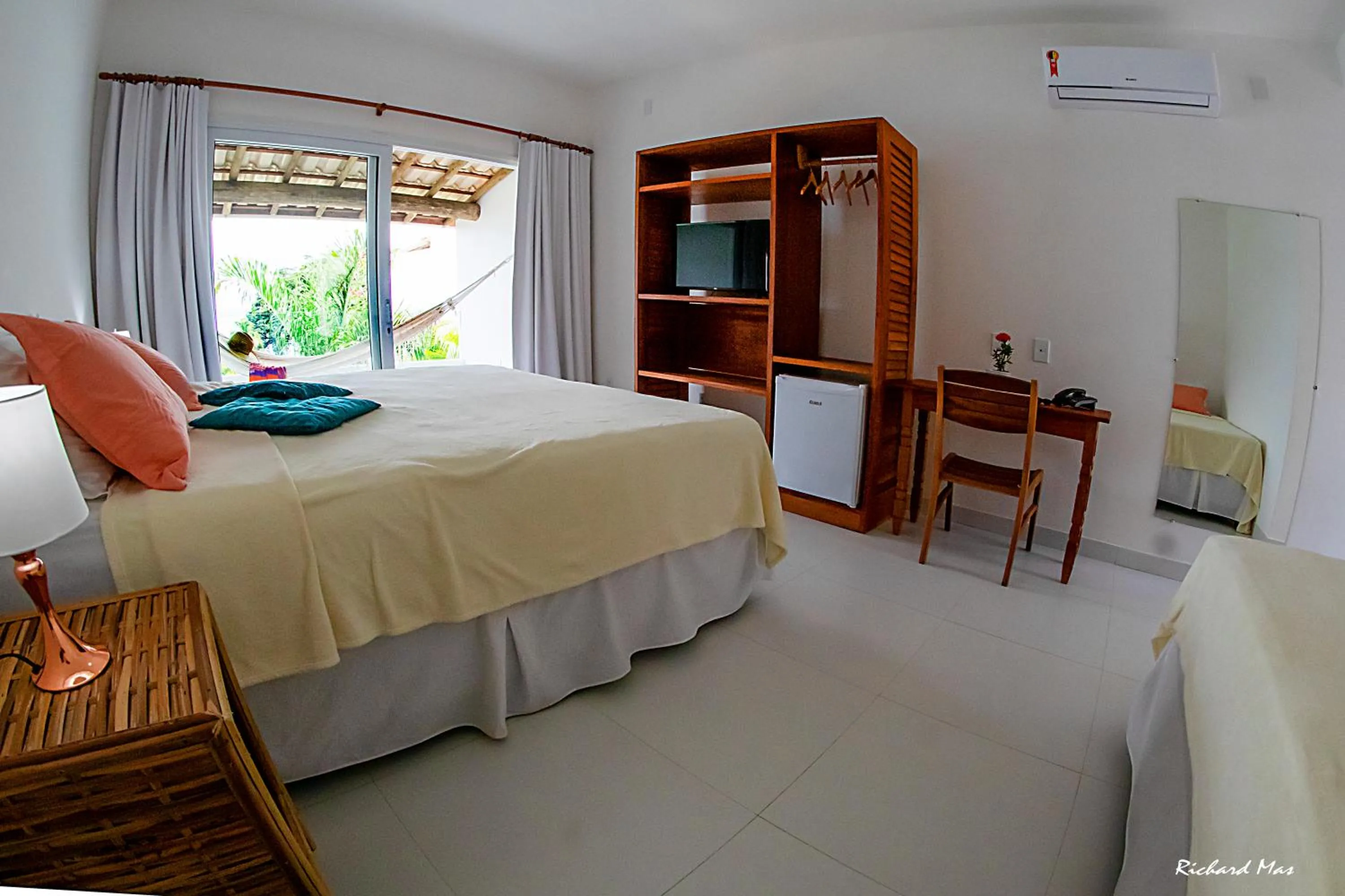 Bed in Pousada Natureza