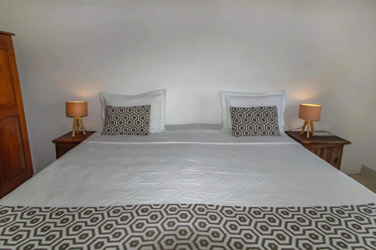 Bed in Pousada Natureza