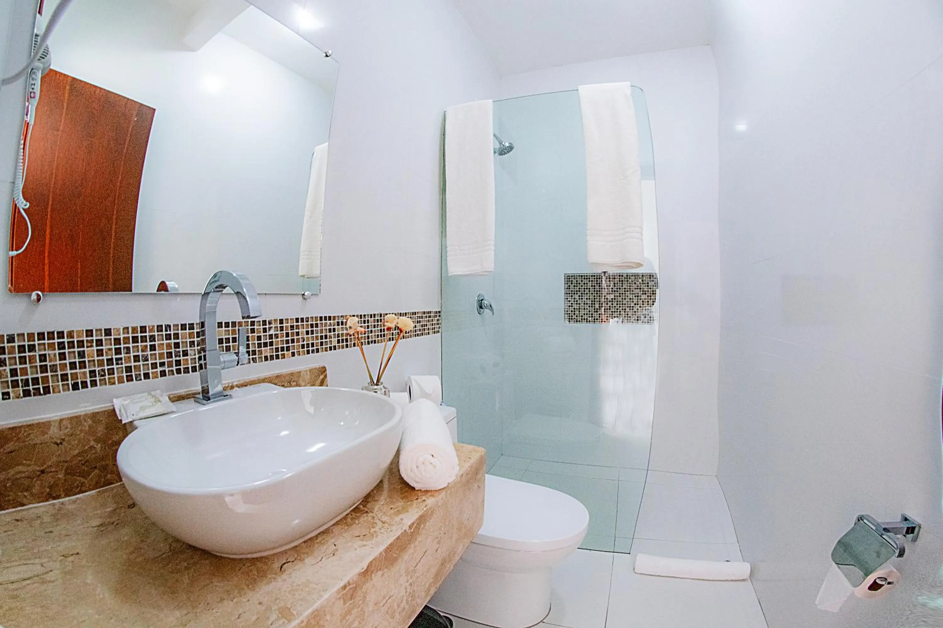 Bathroom in Pousada Natureza