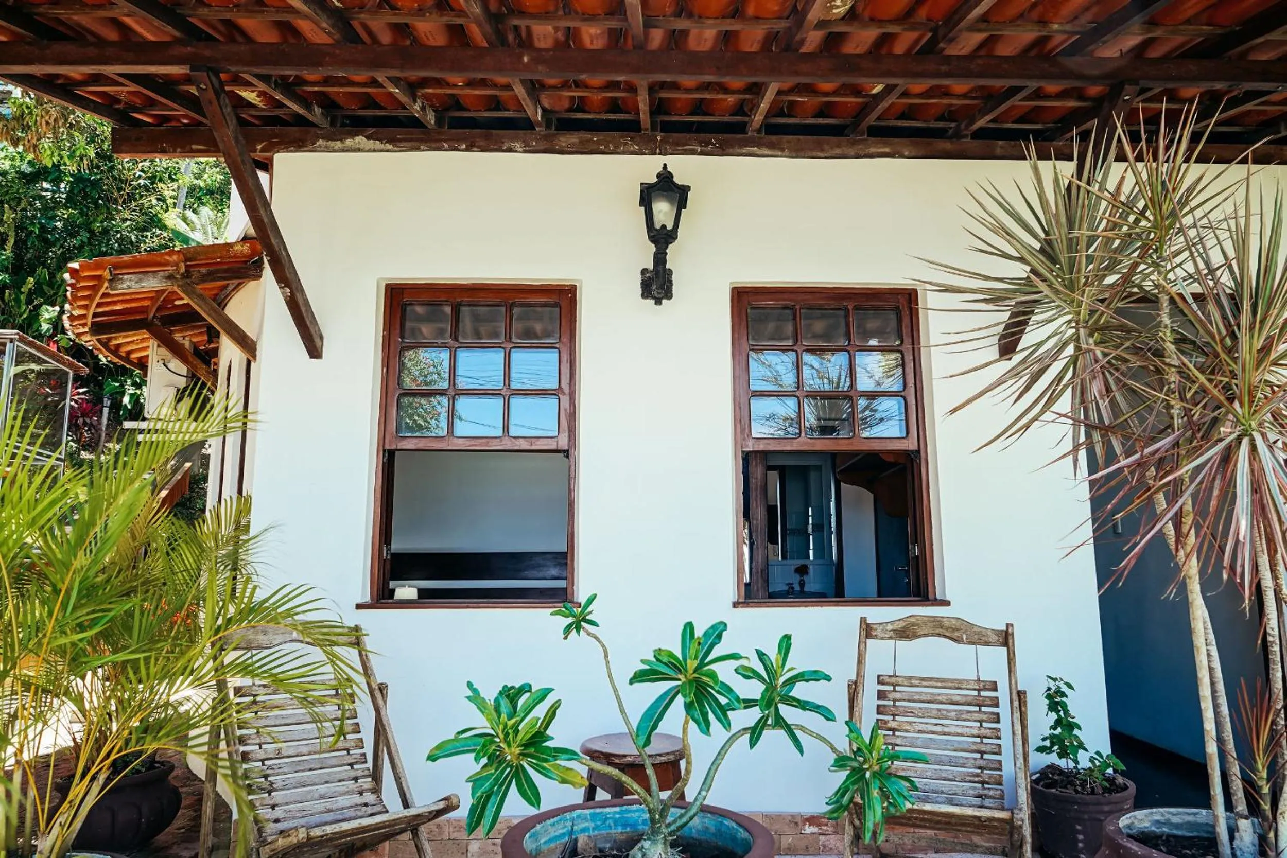 Patio in Pousada Natureza