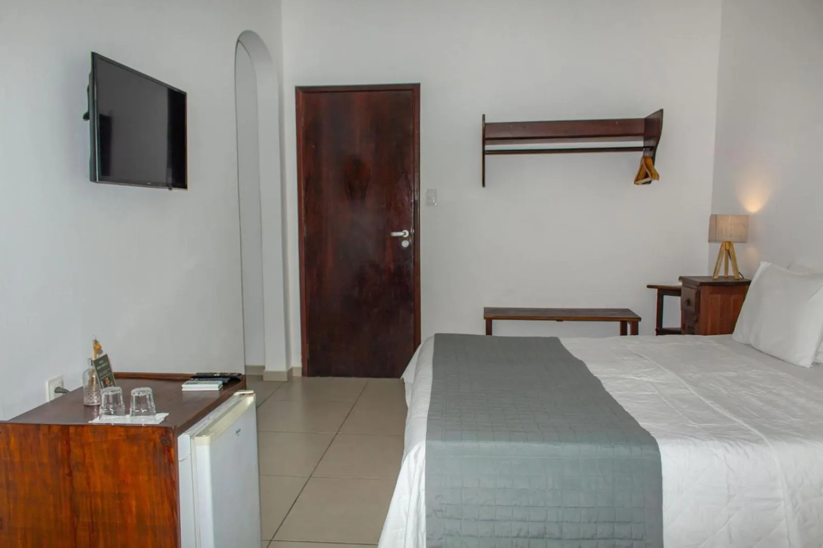 Bed in Pousada Natureza