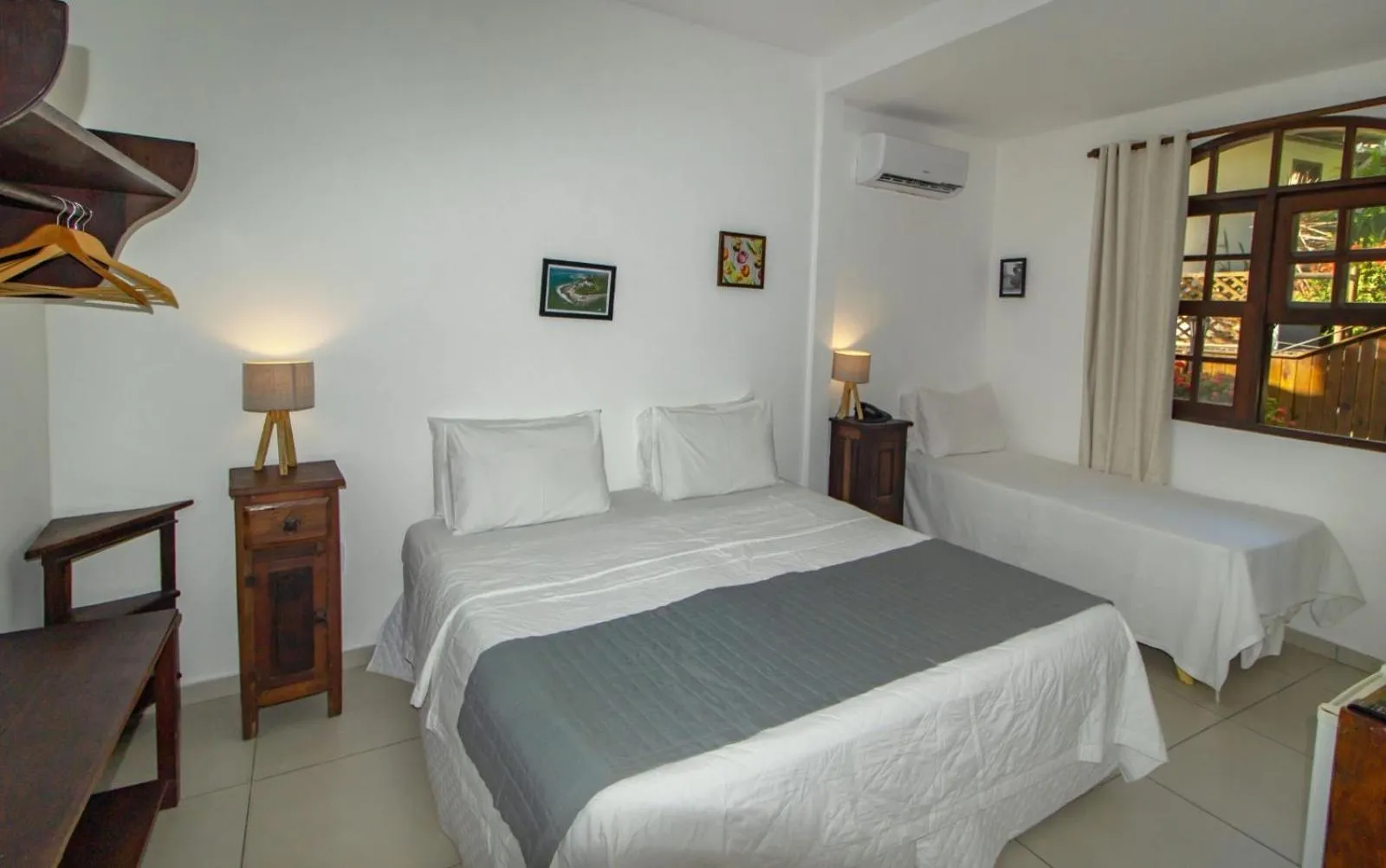 Bed in Pousada Natureza