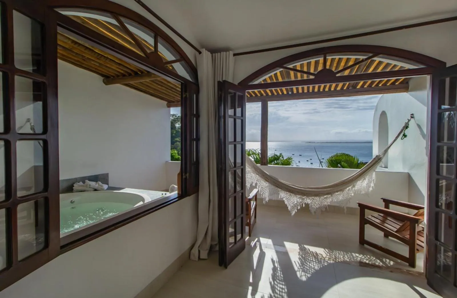 Bed in Pousada Natureza