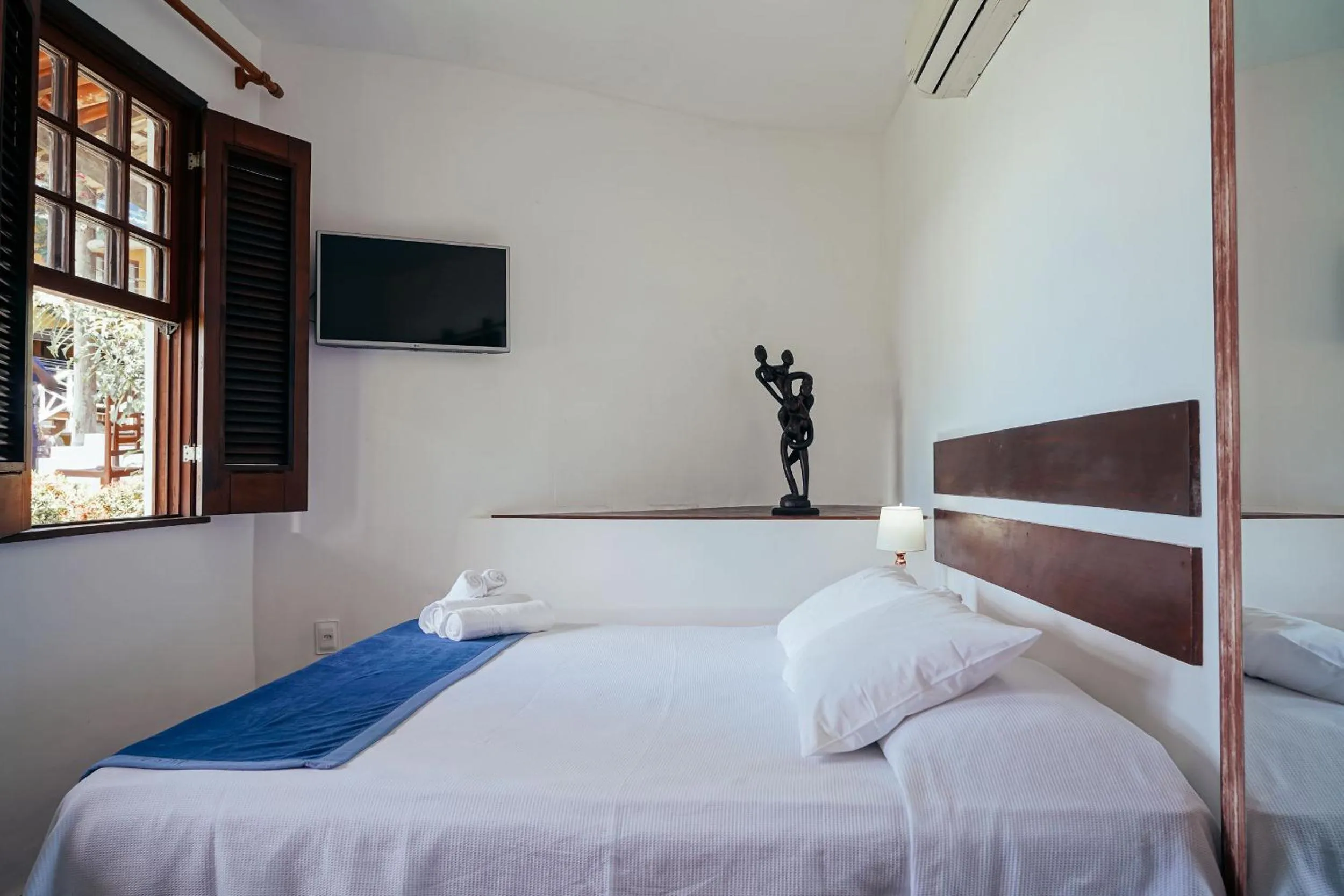 Bed in Pousada Natureza