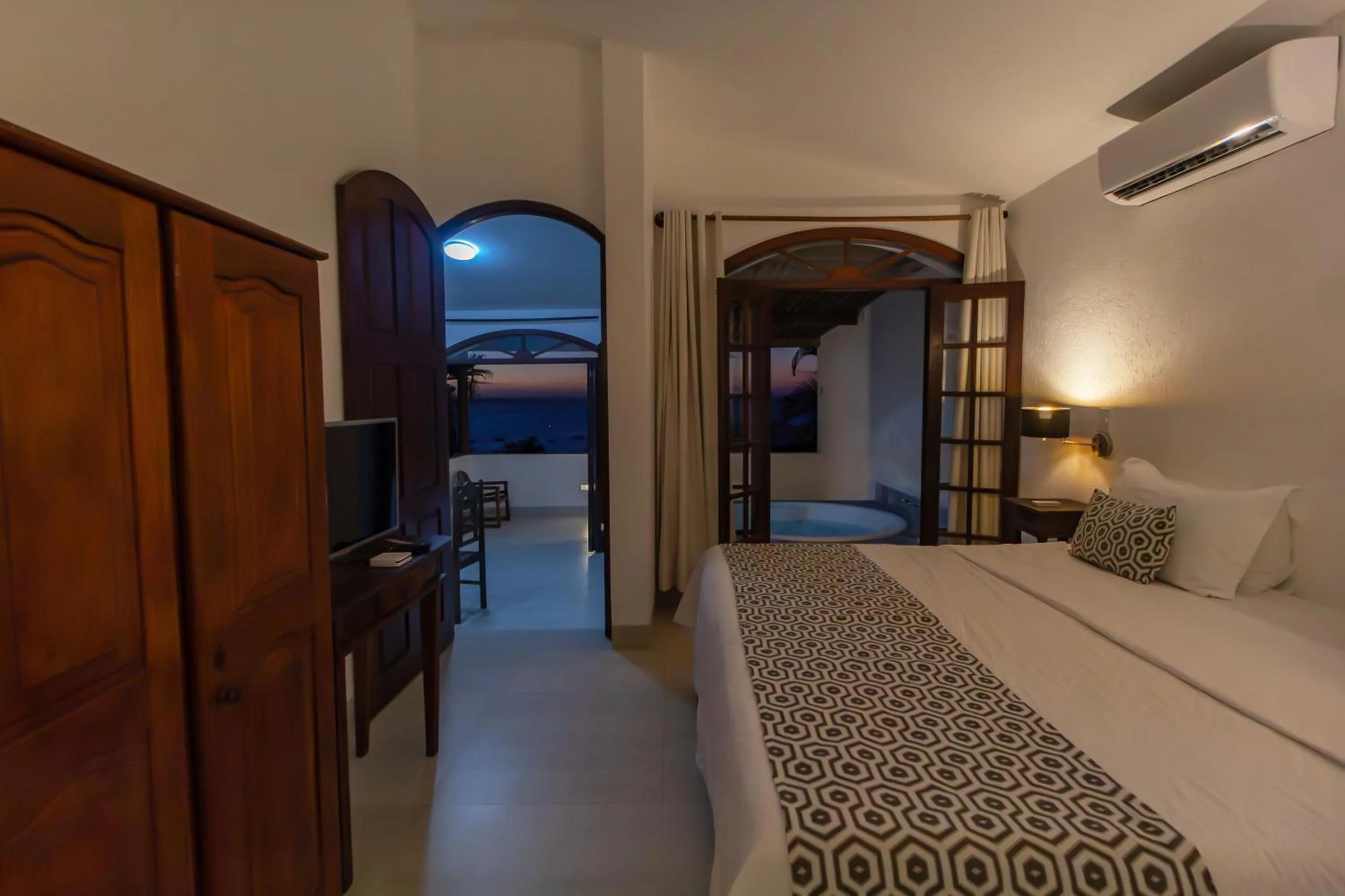 Bed in Pousada Natureza