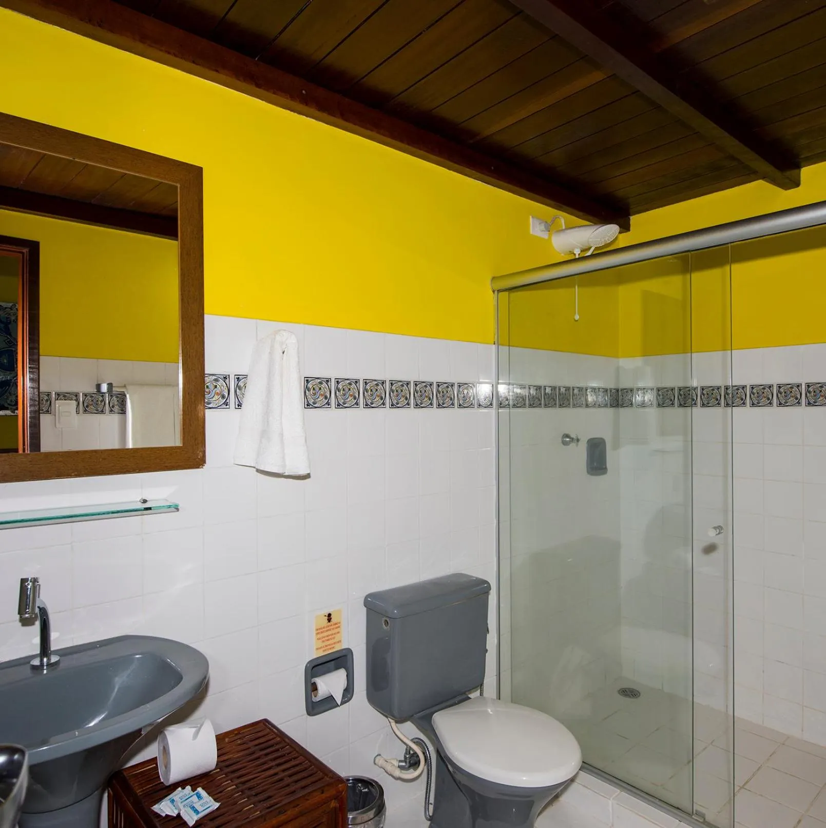 Bathroom in Pousada Natureza