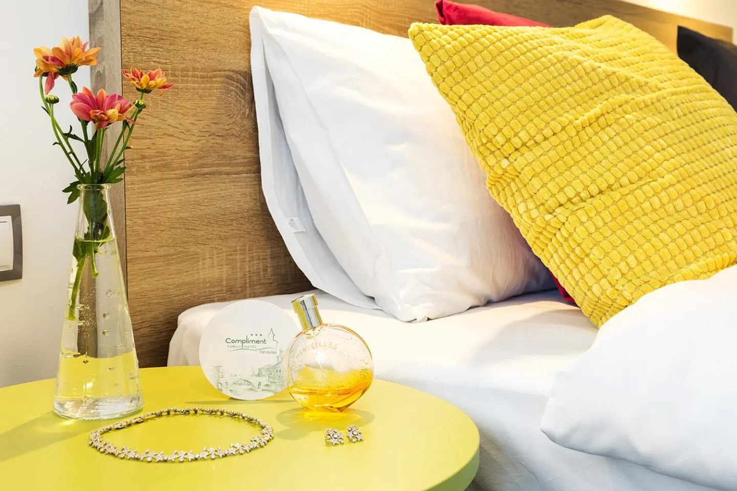 Bed in Hotel Compliment