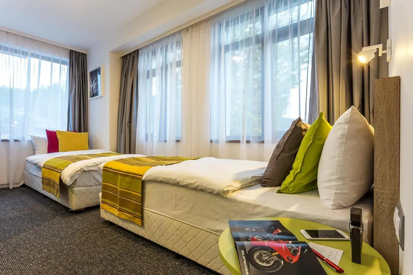 Twin Room with Balcony in Hotel Compliment Twin Room with Balcony in Hotel Compliment